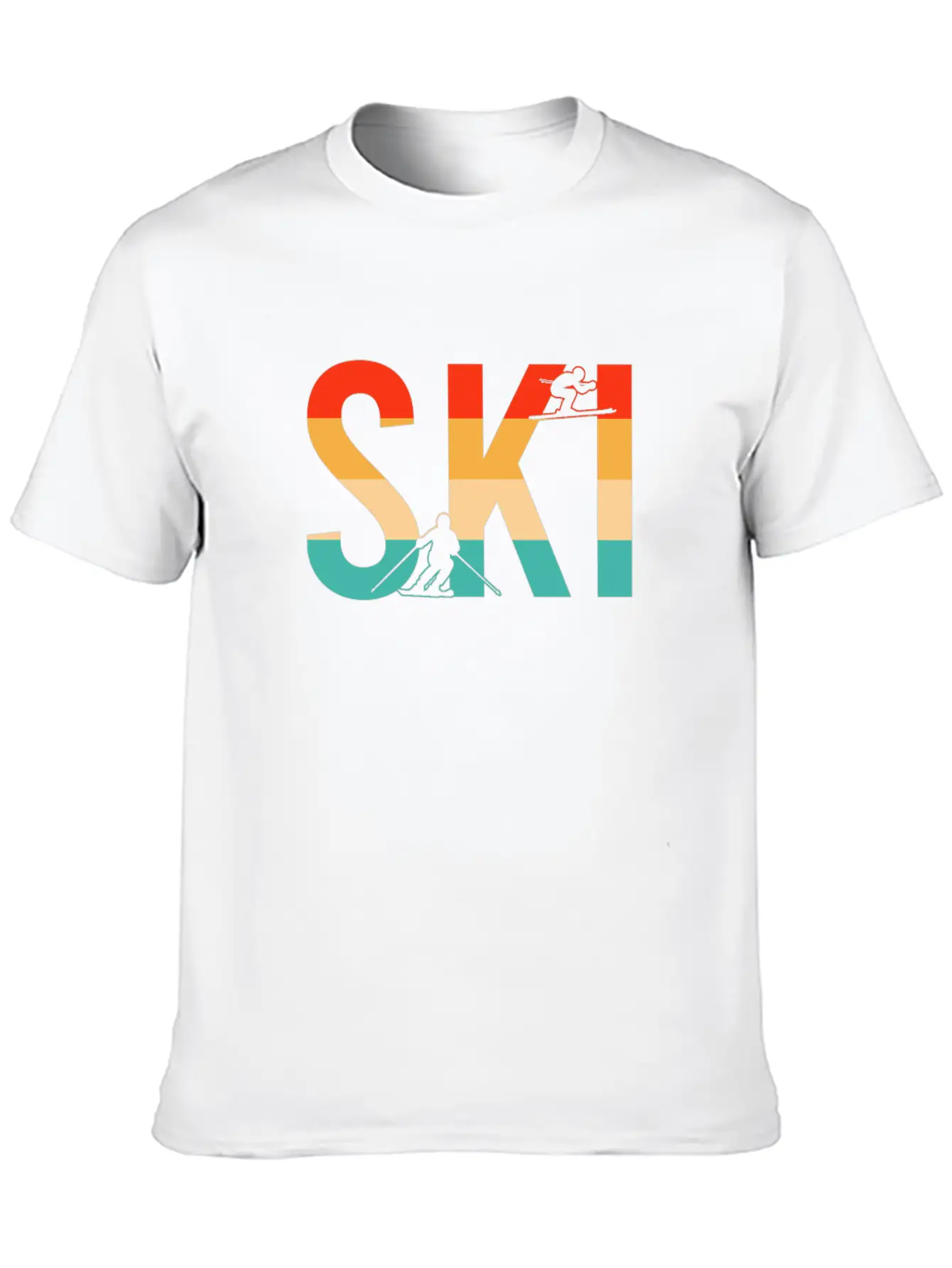 Ski Retro Relaxed Everyday Tee – Lightweight And Durable Cotton