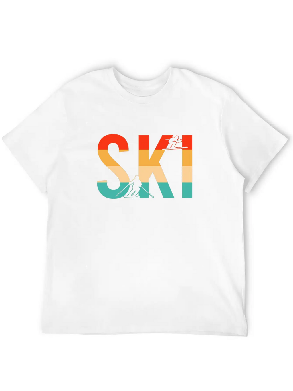 Ski Retro Relaxed Everyday Tee – Lightweight And Durable Cotton