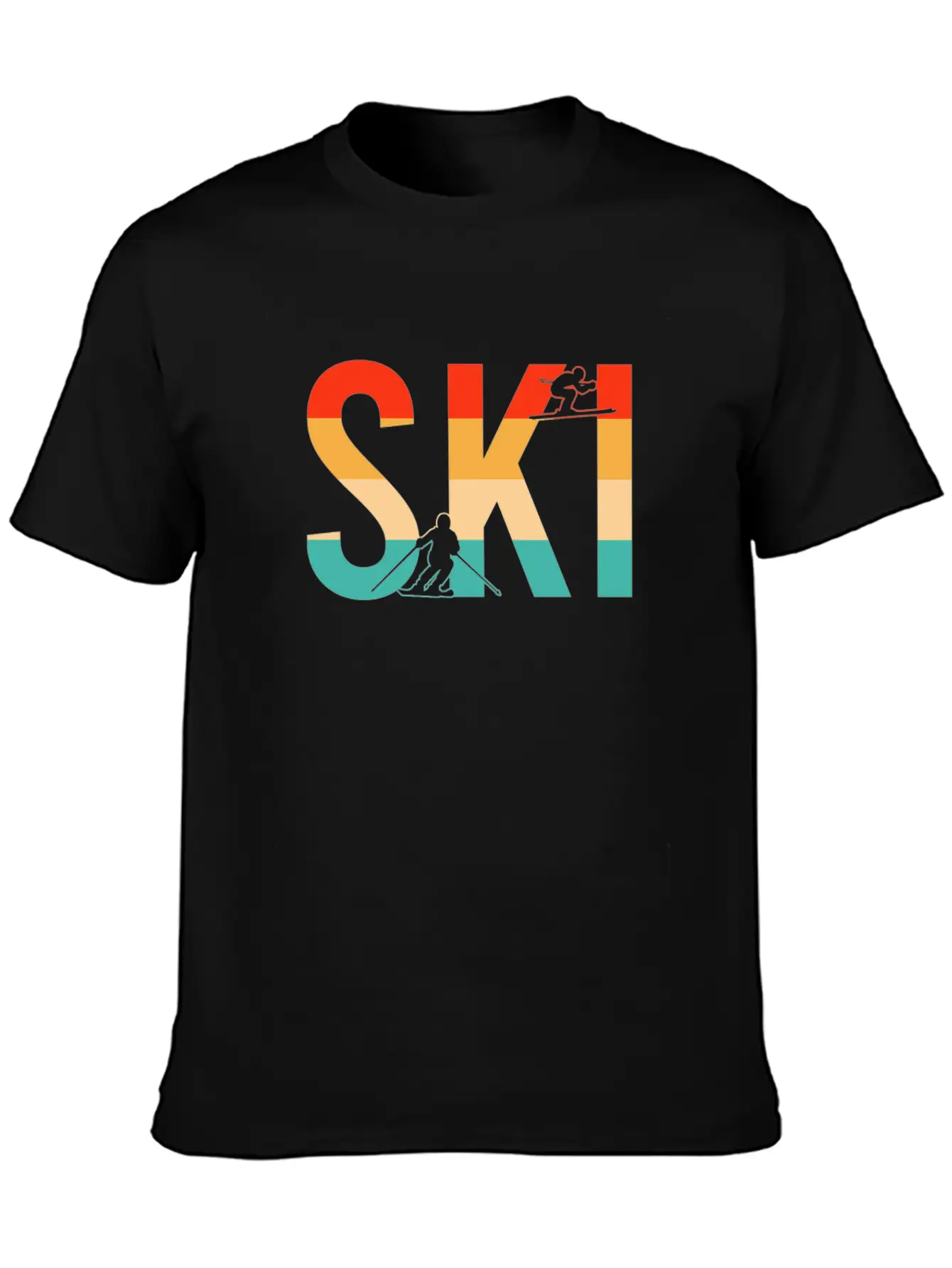Ski Retro Relaxed Everyday Tee – Lightweight And Durable Cotton