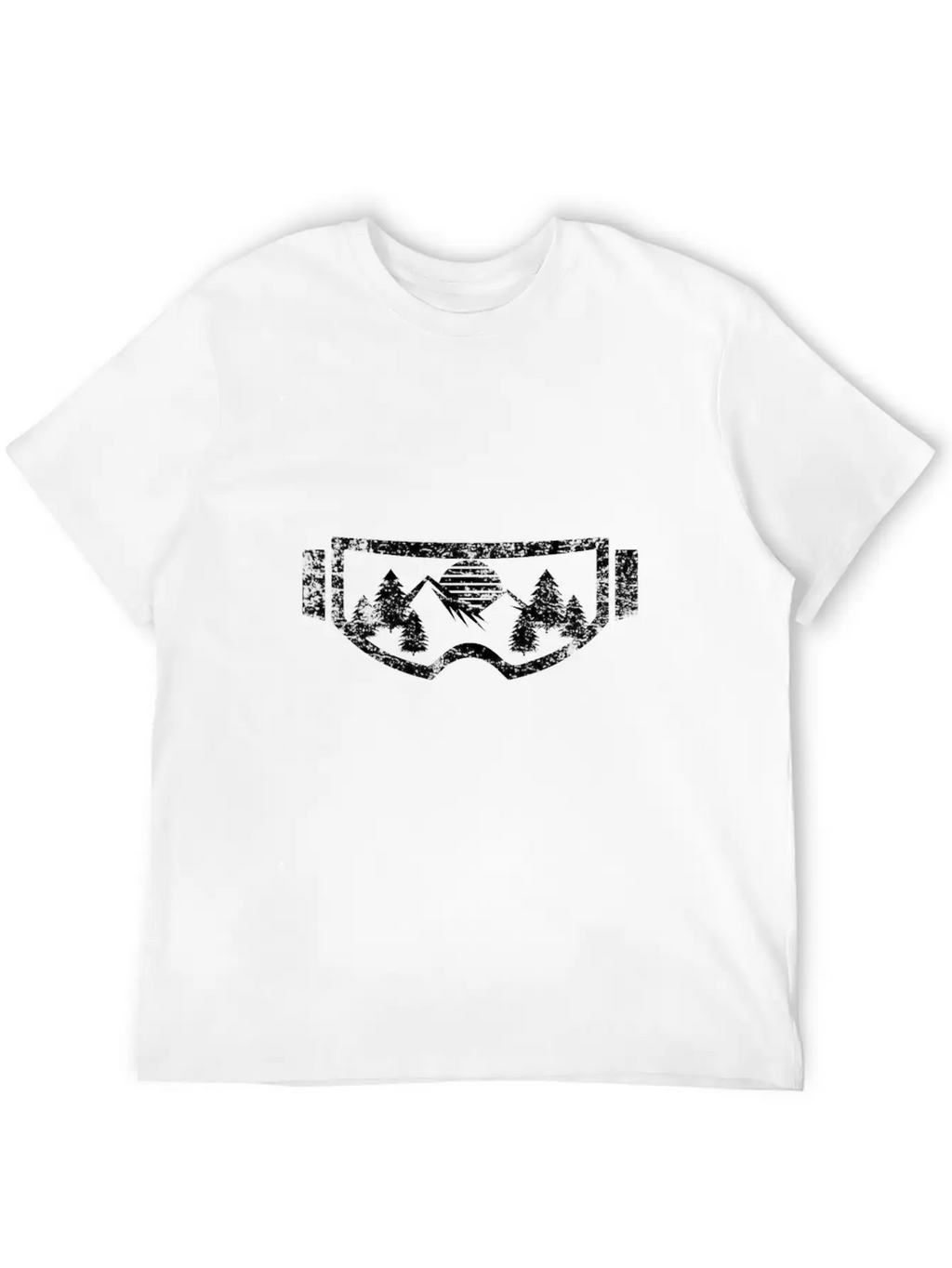 Skiing Winter Basic Graphic T-Shirt – Daily Comfort In Soft Cotton