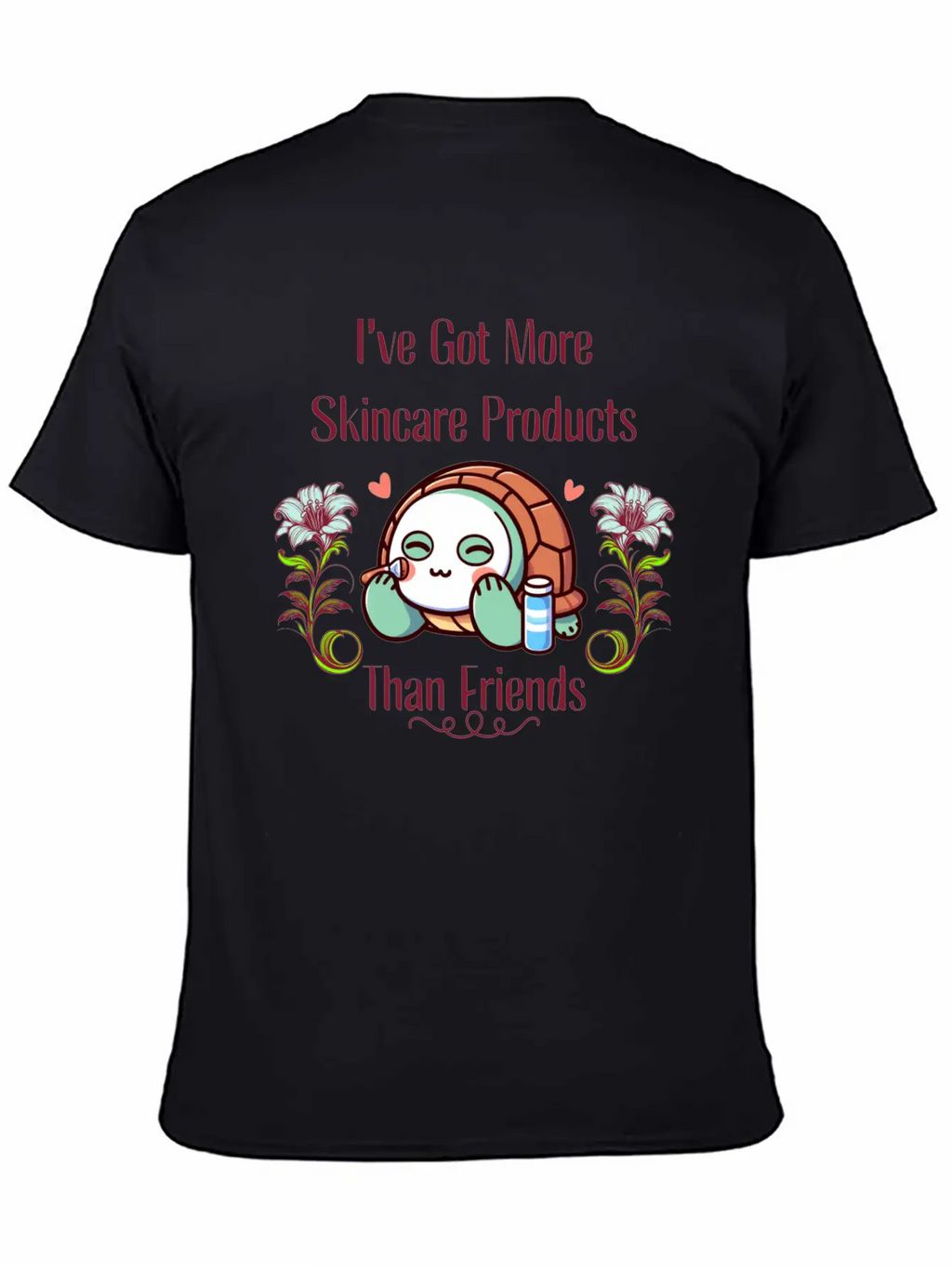 Skin Care Turtle Modern Fit Casual T-Shirt – Clean And Versatile Design