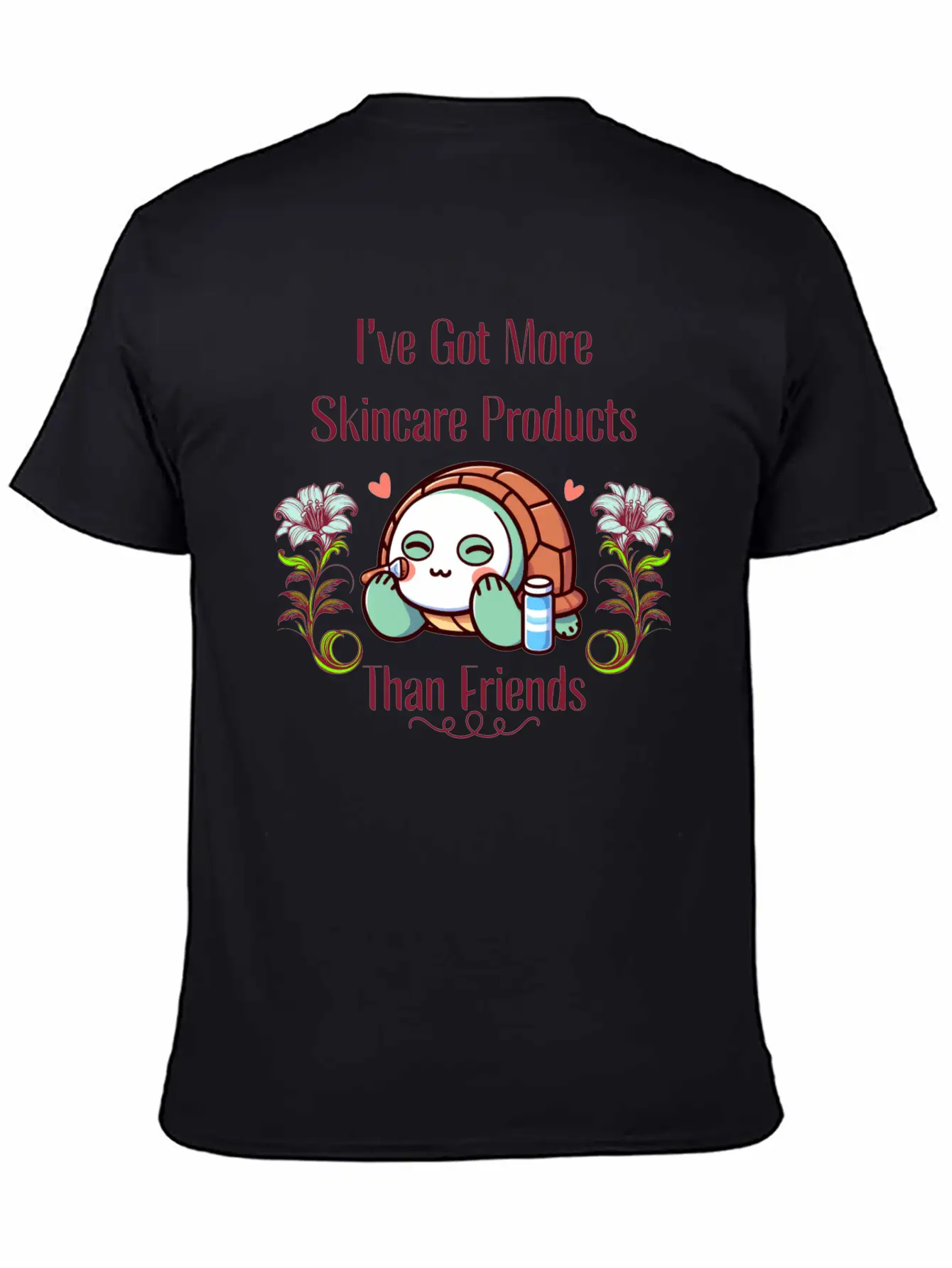 Skin Care Turtle Modern Fit Casual T-Shirt – Clean And Versatile Design