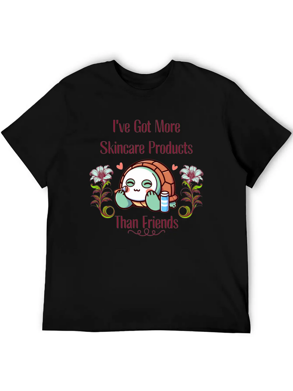 Skin Care Turtle Modern Fit Casual T-Shirt – Clean And Versatile Design
