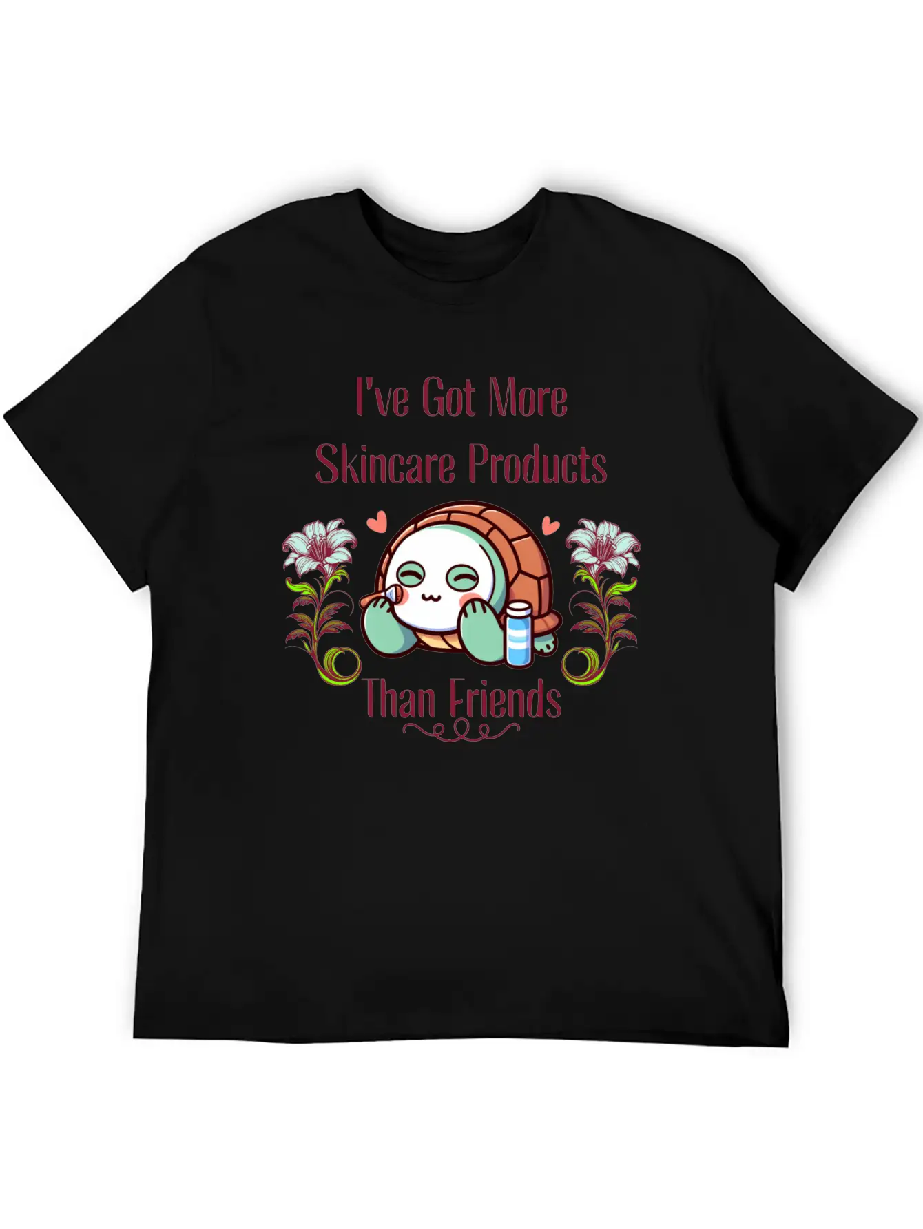 Skin Care Turtle Modern Fit Casual T-Shirt – Clean And Versatile Design
