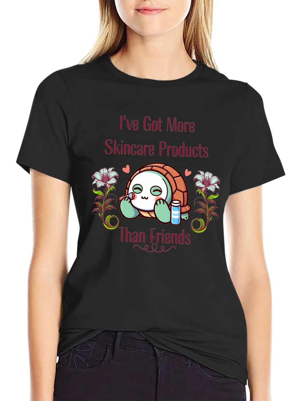 Skin Care Turtle Modern Fit Casual T-Shirt – Clean And Versatile Design