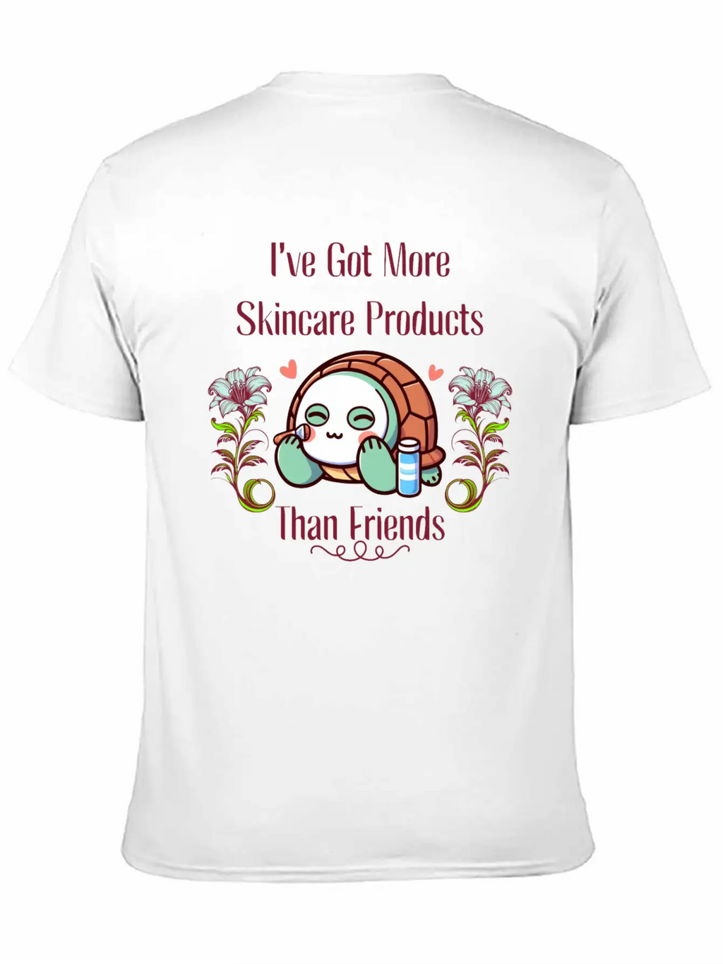 Skin Care Turtle Modern Fit Casual T-Shirt – Clean And Versatile Design