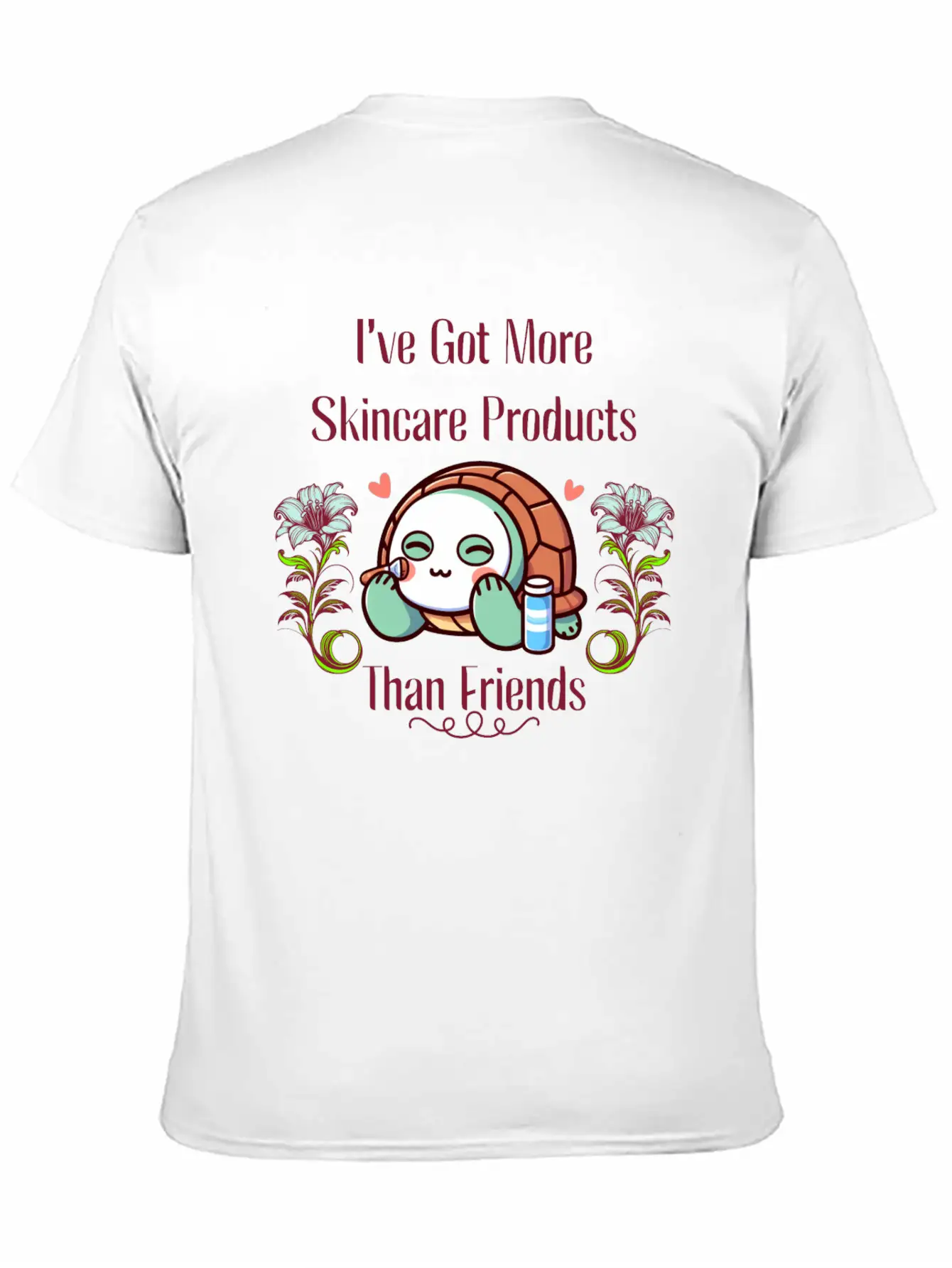 Skin Care Turtle Modern Fit Casual T-Shirt – Clean And Versatile Design