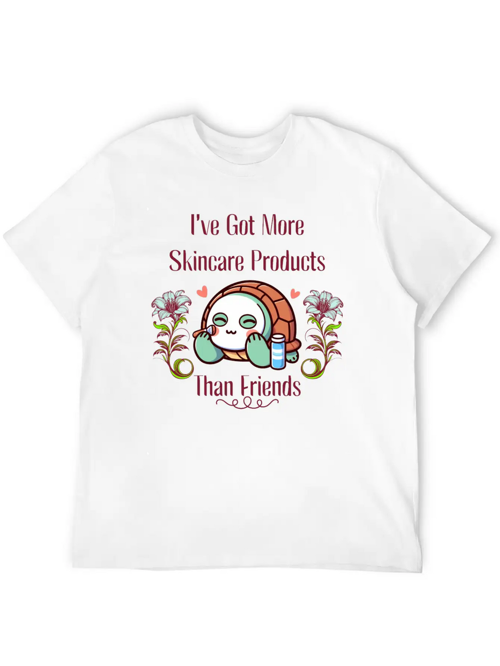 Skin Care Turtle Modern Fit Casual T-Shirt – Clean And Versatile Design