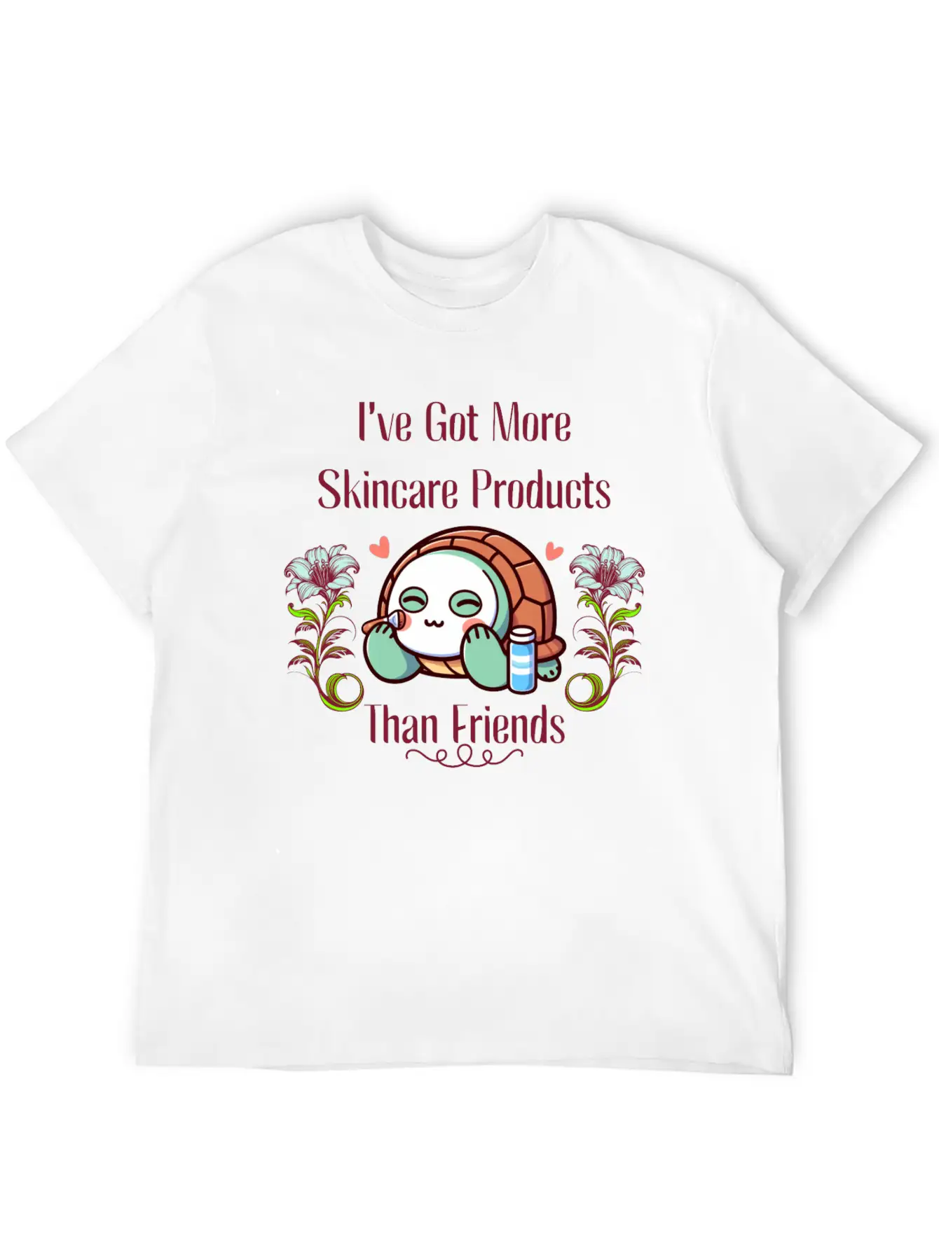 Skin Care Turtle Modern Fit Casual T-Shirt – Clean And Versatile Design