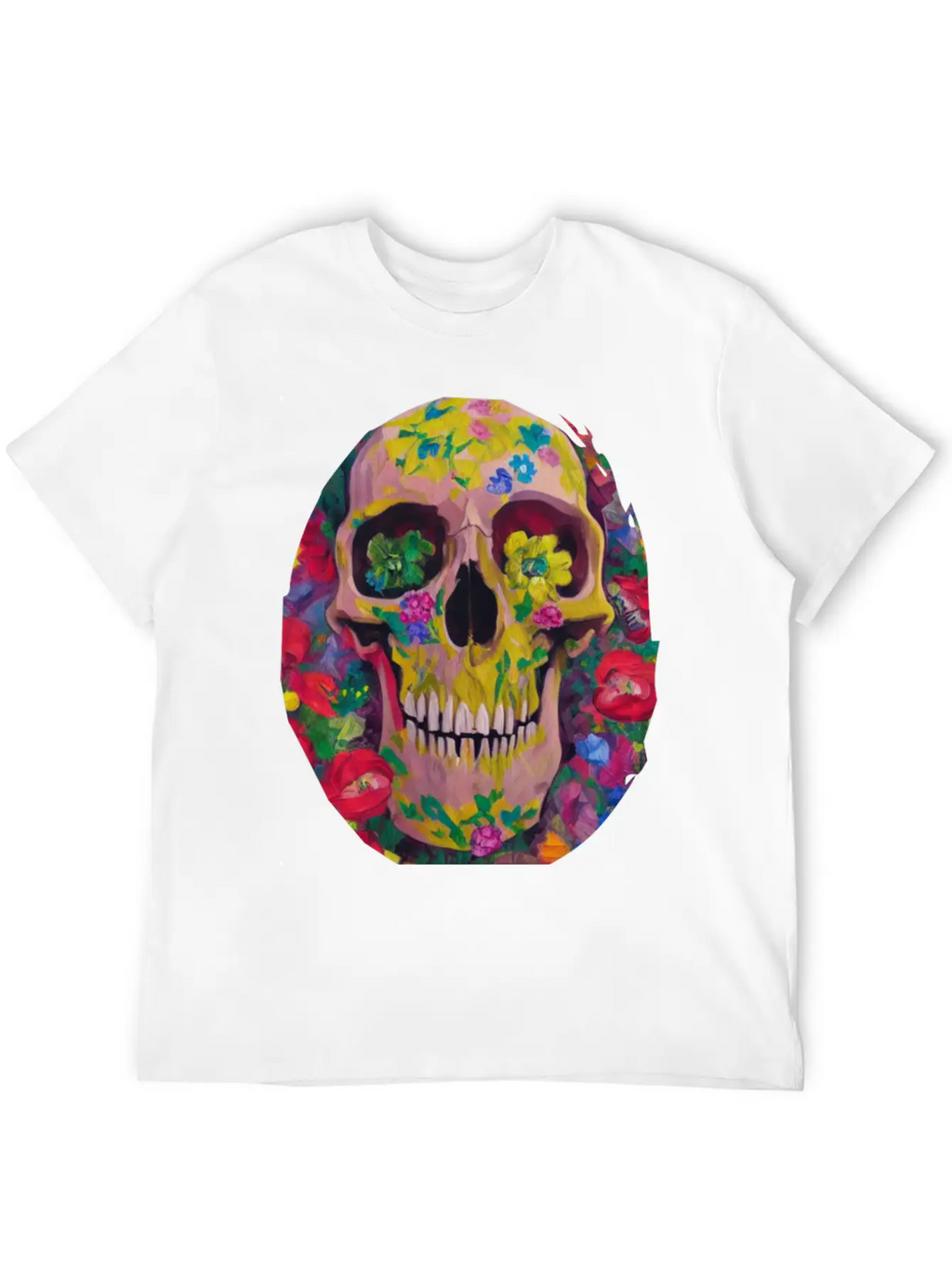 Skull And Botany - Great Smile! Breathable Soft Cotton T-Shirt – Timeless Casual Look