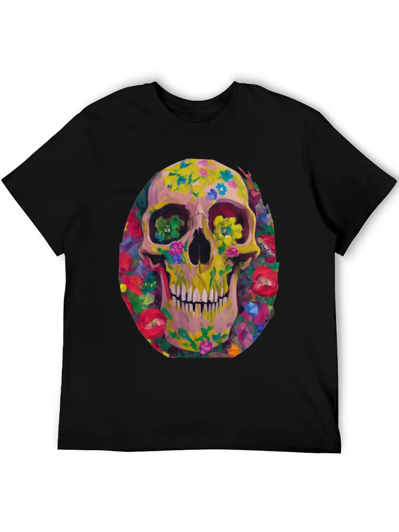 Skull And Botany - Great Smile! Breathable Soft Cotton T-Shirt – Timeless Casual Look