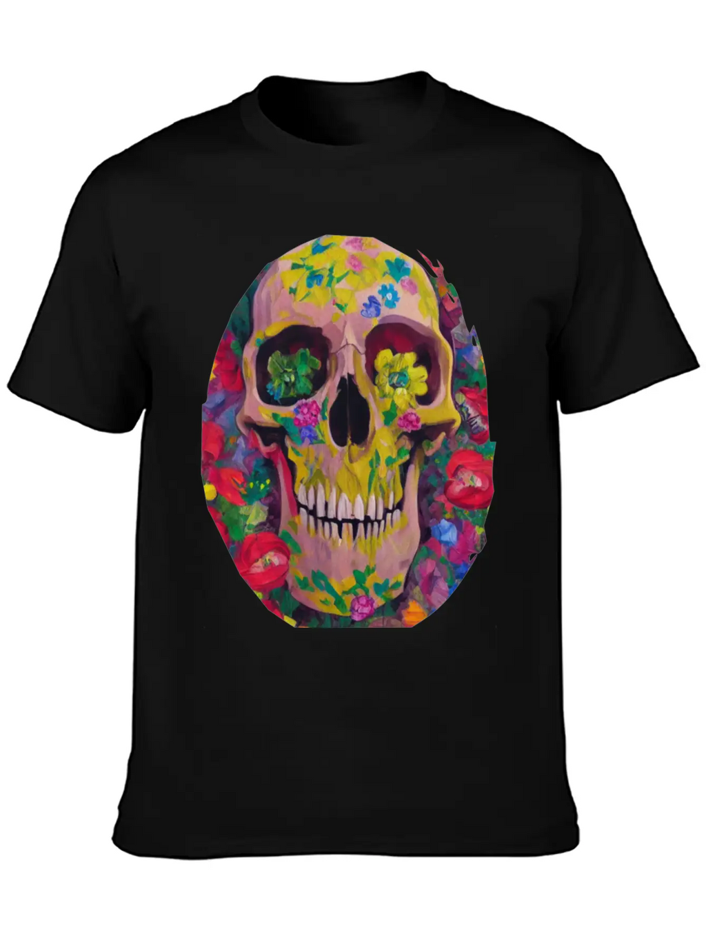 Skull And Botany - Great Smile! Breathable Soft Cotton T-Shirt – Timeless Casual Look