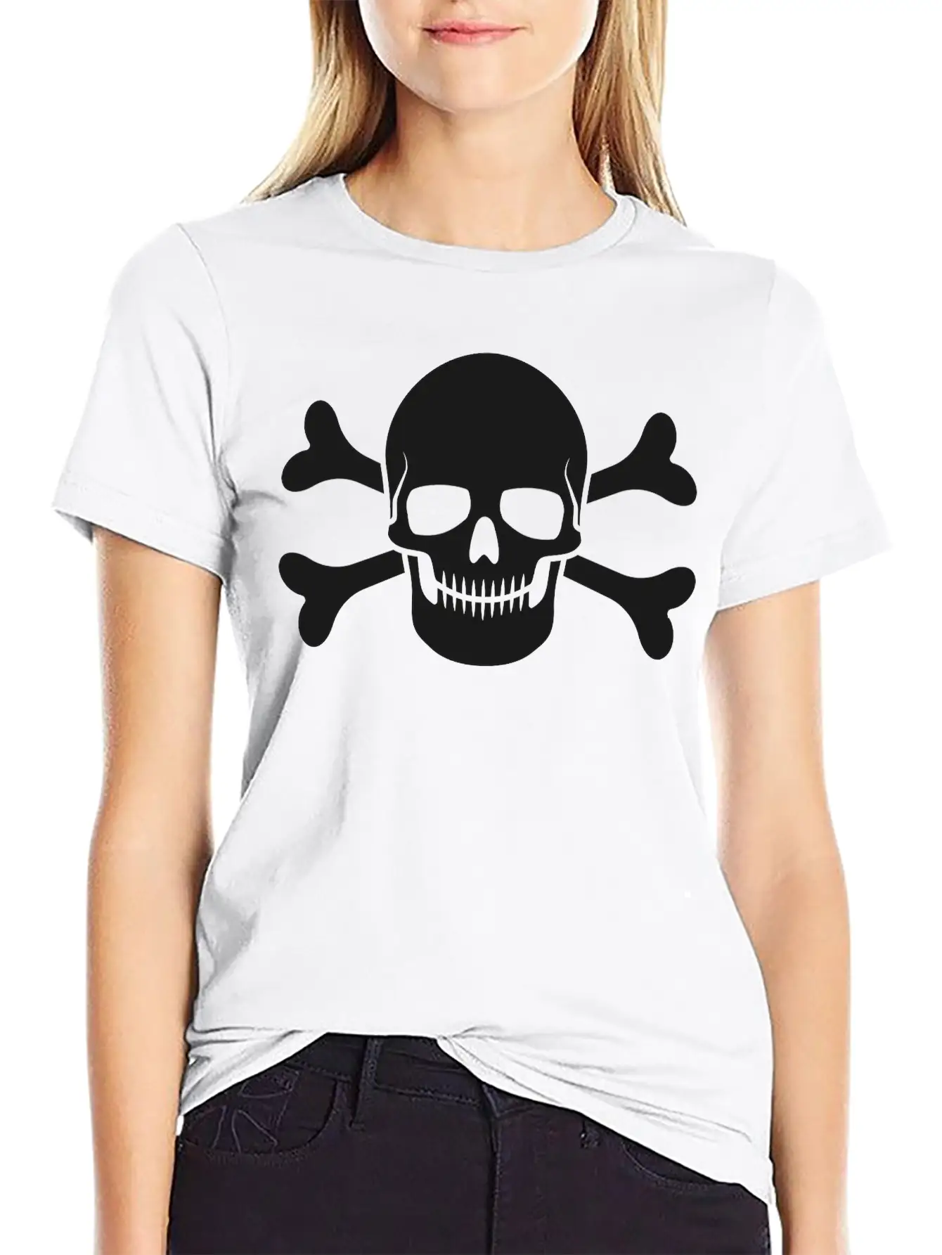 Skull And Crossbones 1 Breathable Graphic T-Shirt – Perfect For Casual Days