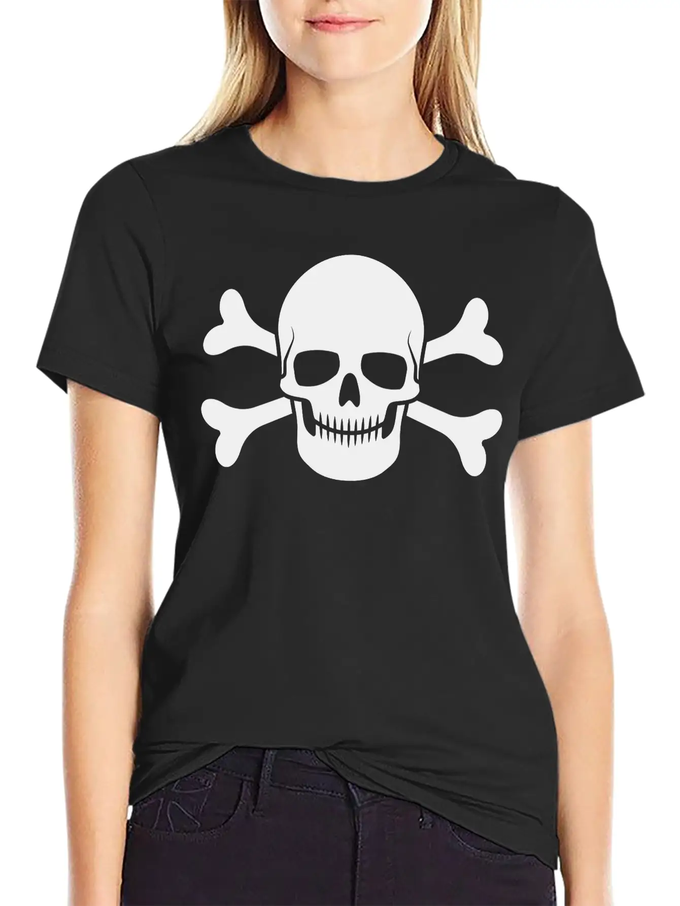 Skull And Crossbones 1 Breathable Graphic T-Shirt – Perfect For Casual Days