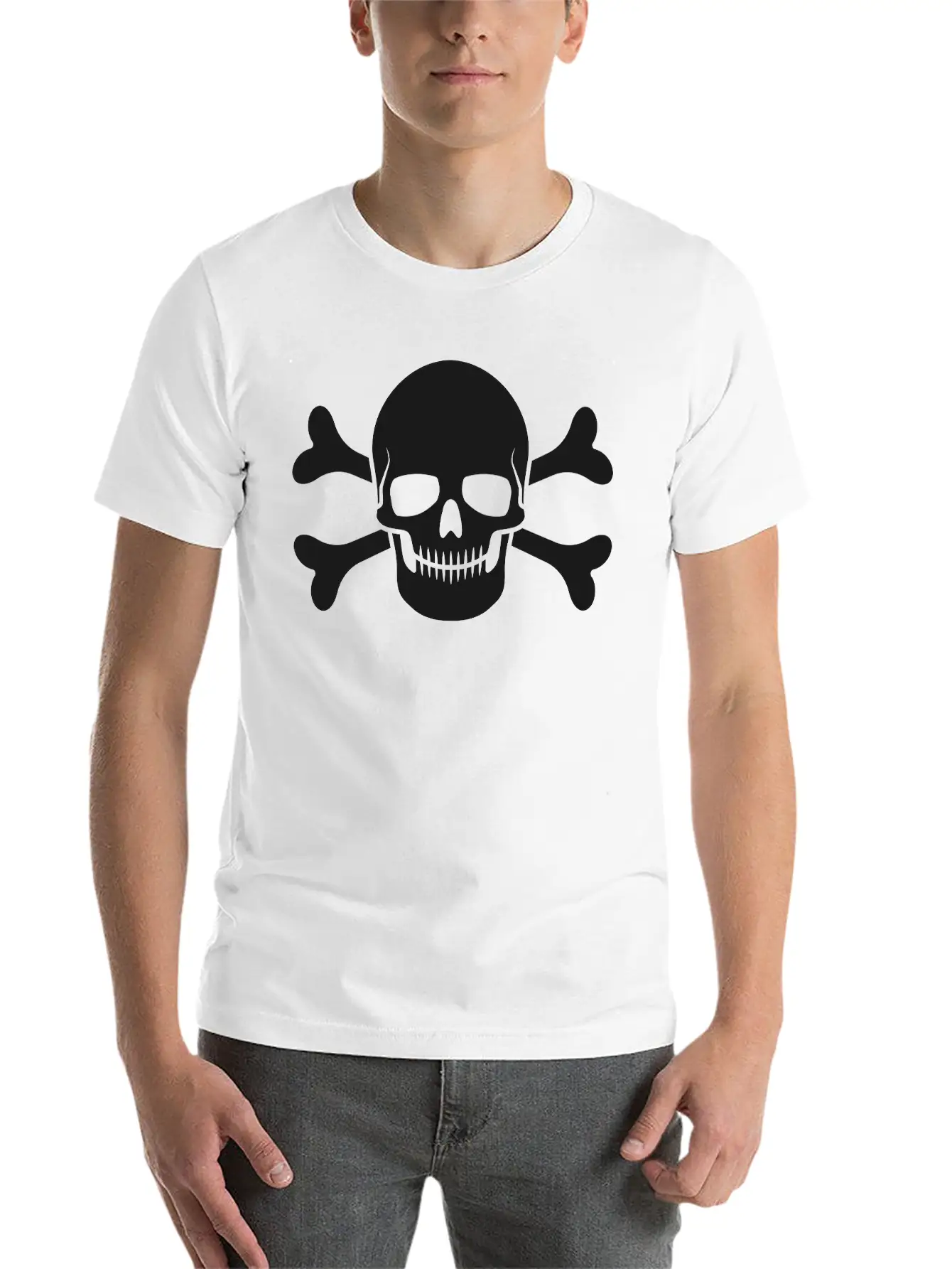 Skull And Crossbones 1 Breathable Graphic T-Shirt – Perfect For Casual Days