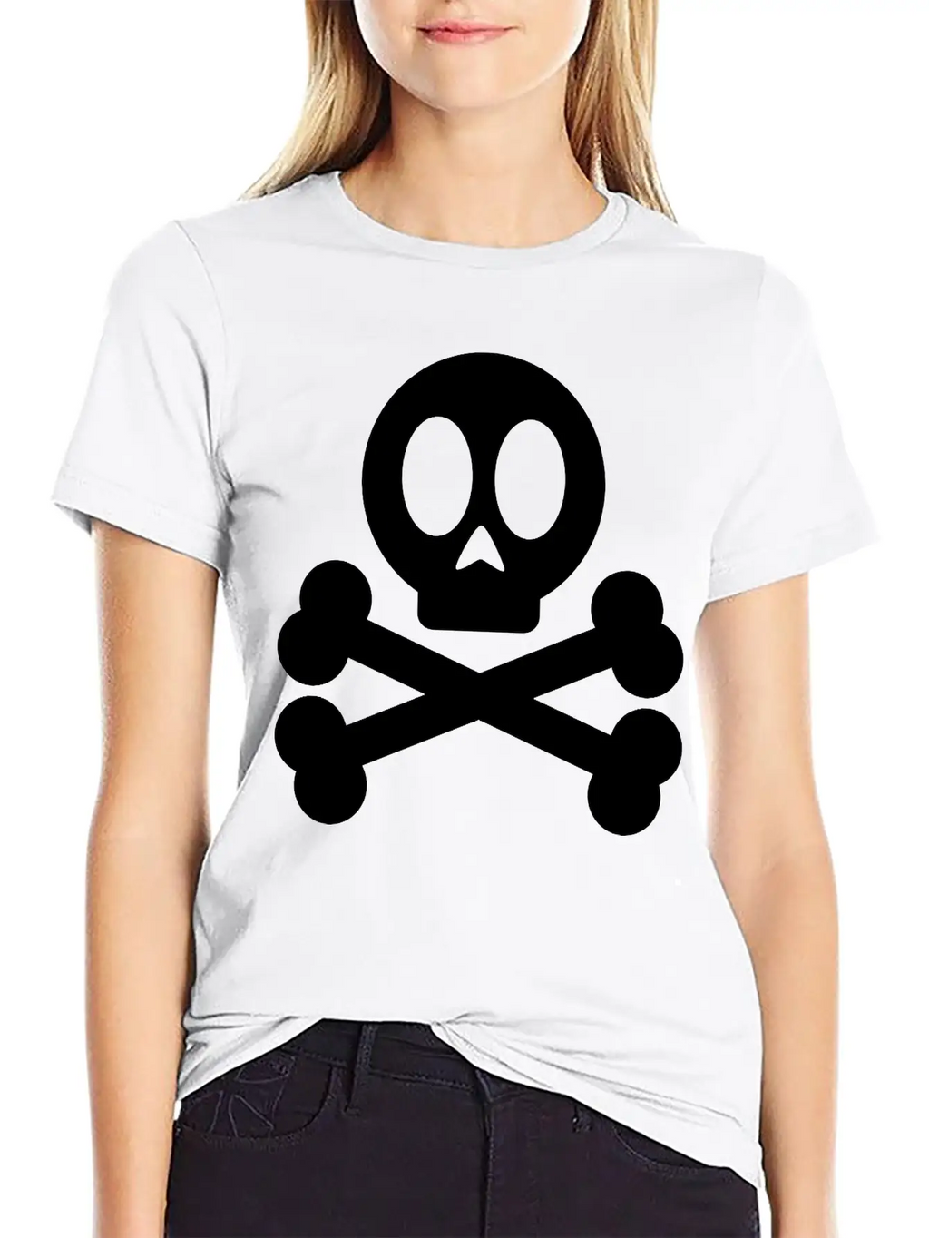 Skull And Crossbones Classic Cotton Tee – Unisex Comfort For Any Season