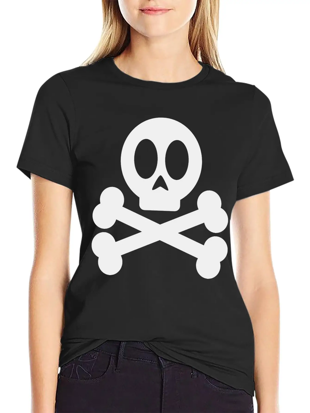 Skull And Crossbones Classic Cotton Tee – Unisex Comfort For Any Season