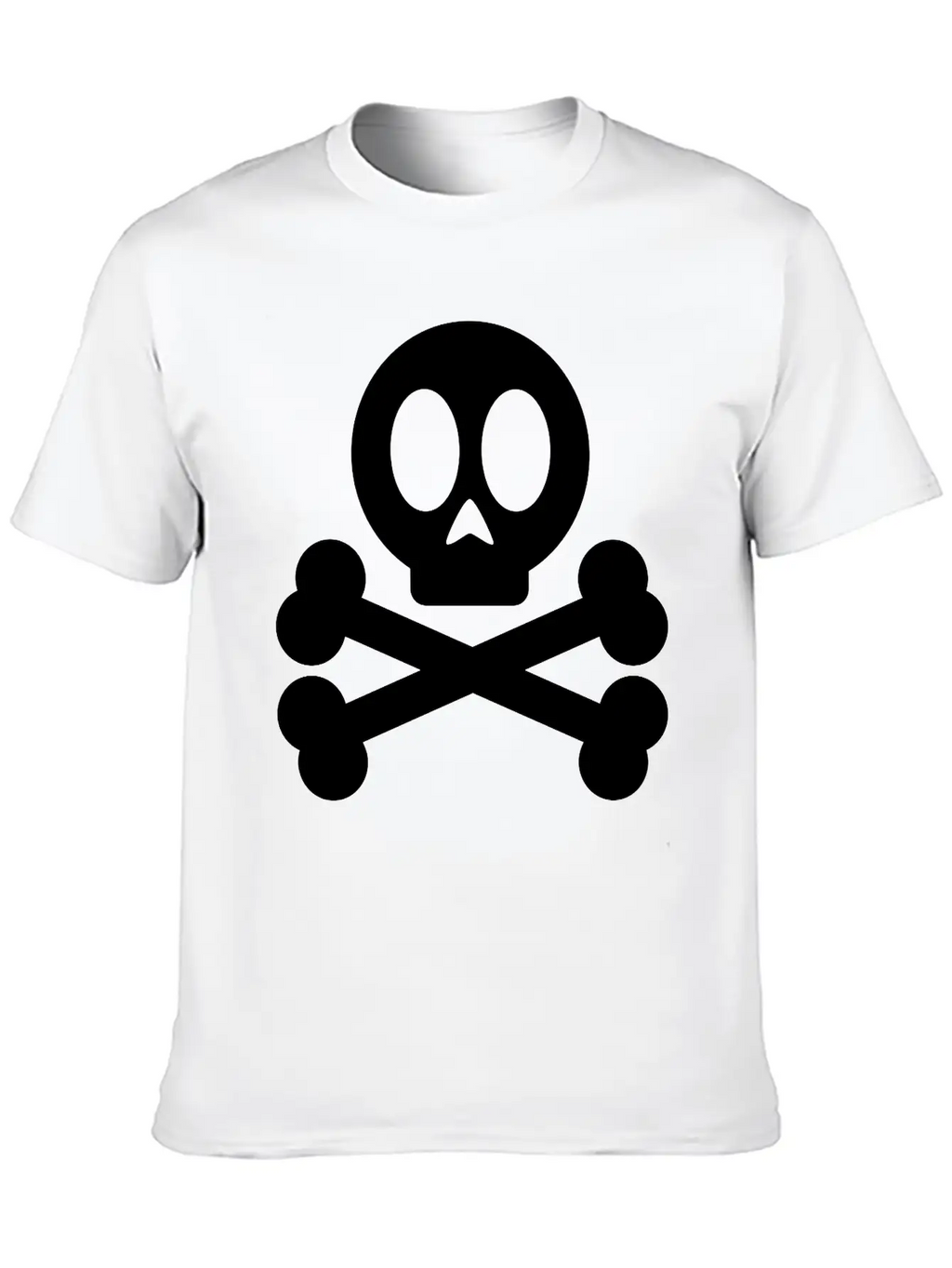 Skull And Crossbones Classic Cotton Tee – Unisex Comfort For Any Season
