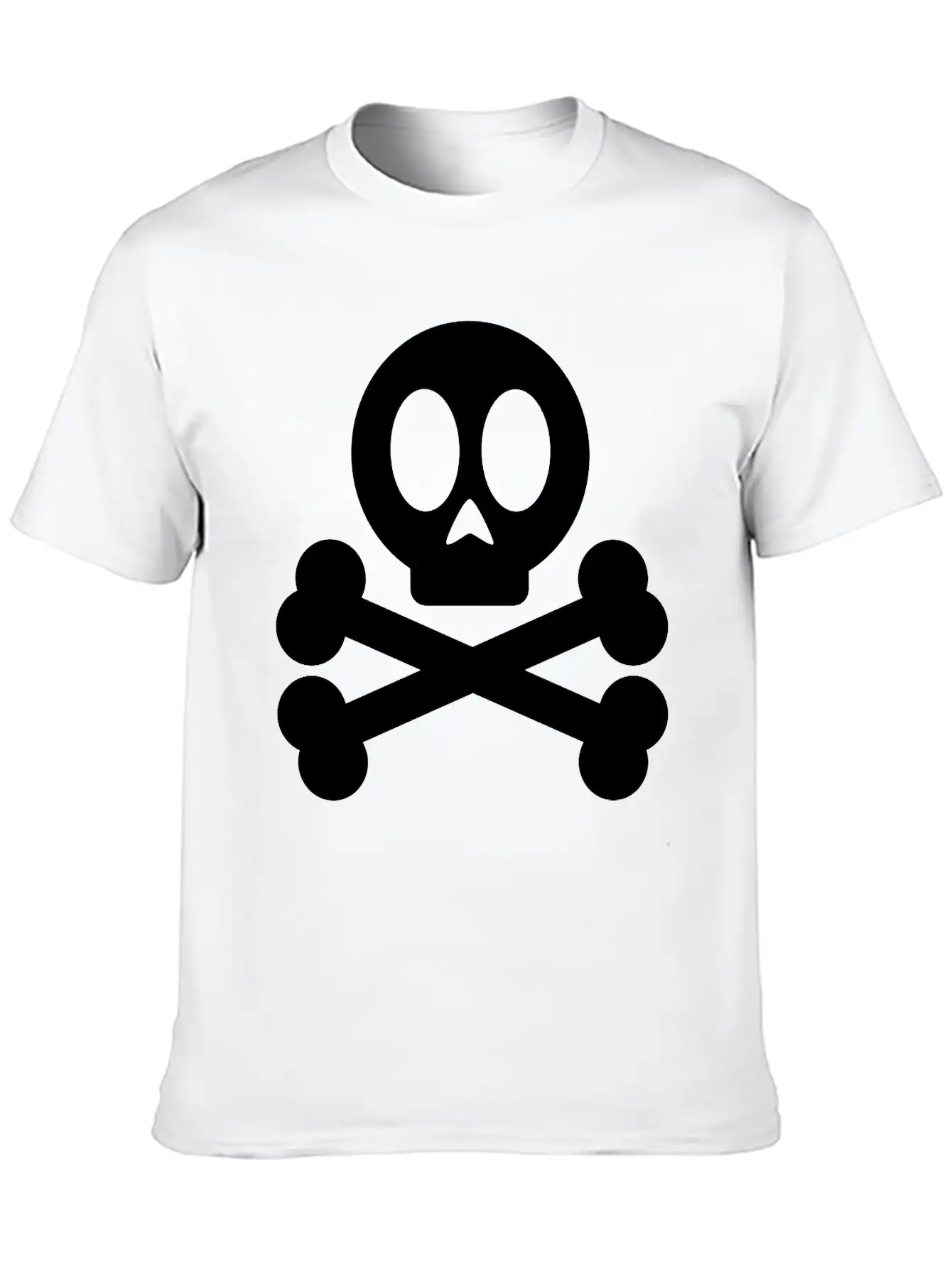 Skull And Crossbones Classic Cotton Tee – Unisex Comfort For Any Season