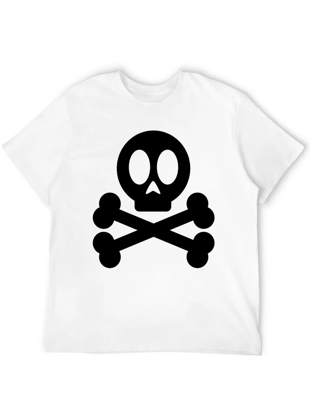 Skull And Crossbones Classic Cotton Tee – Unisex Comfort For Any Season