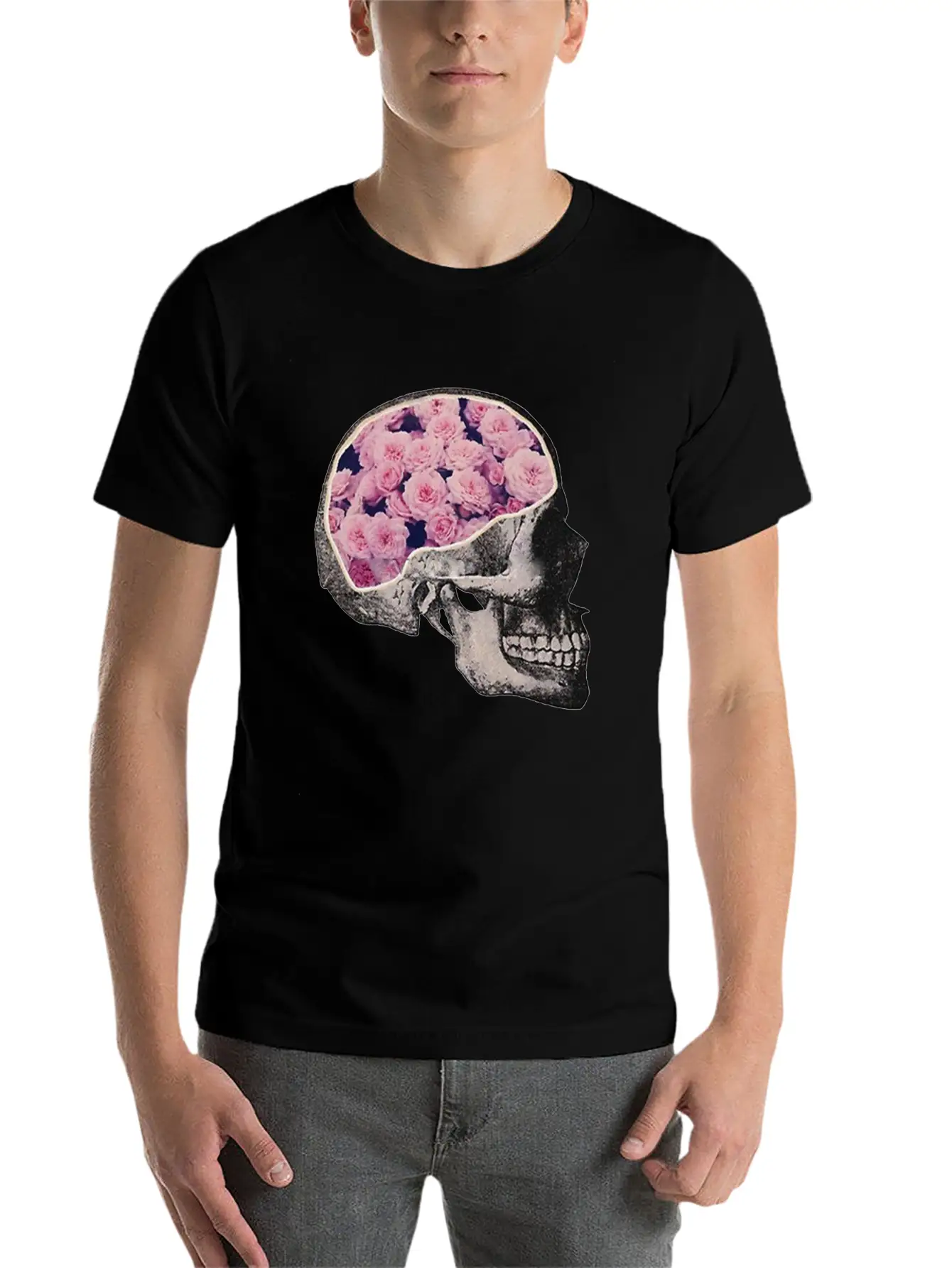Skull Basic Graphic T-Shirt – Daily Comfort In Soft Cotton