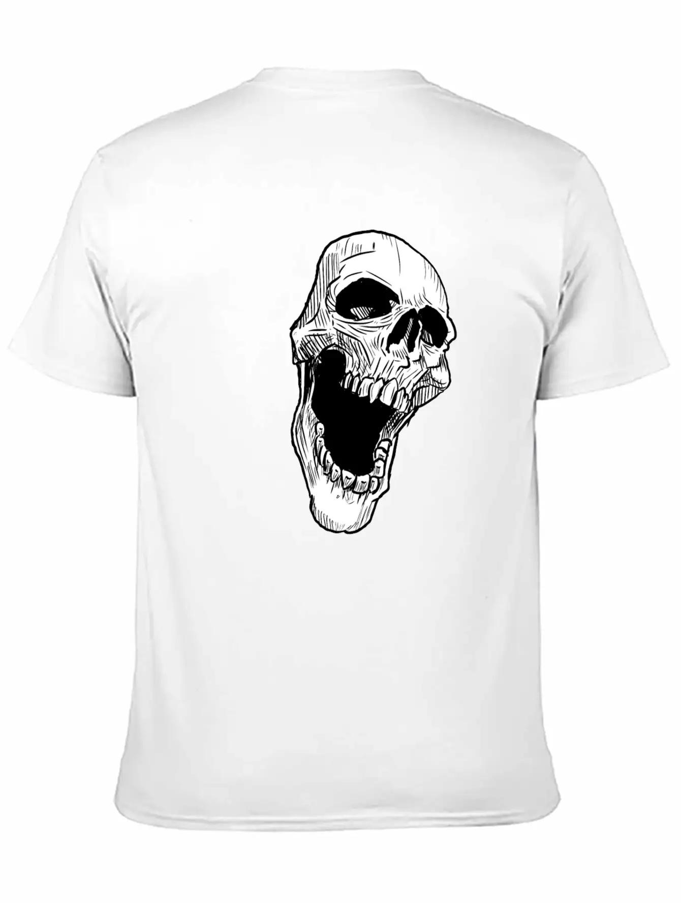 Skull Breathable Soft Cotton T-Shirt – Timeless Casual Look