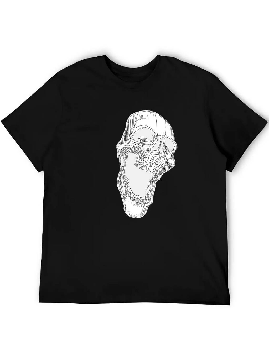 Skull Breathable Soft Cotton T-Shirt – Timeless Casual Look