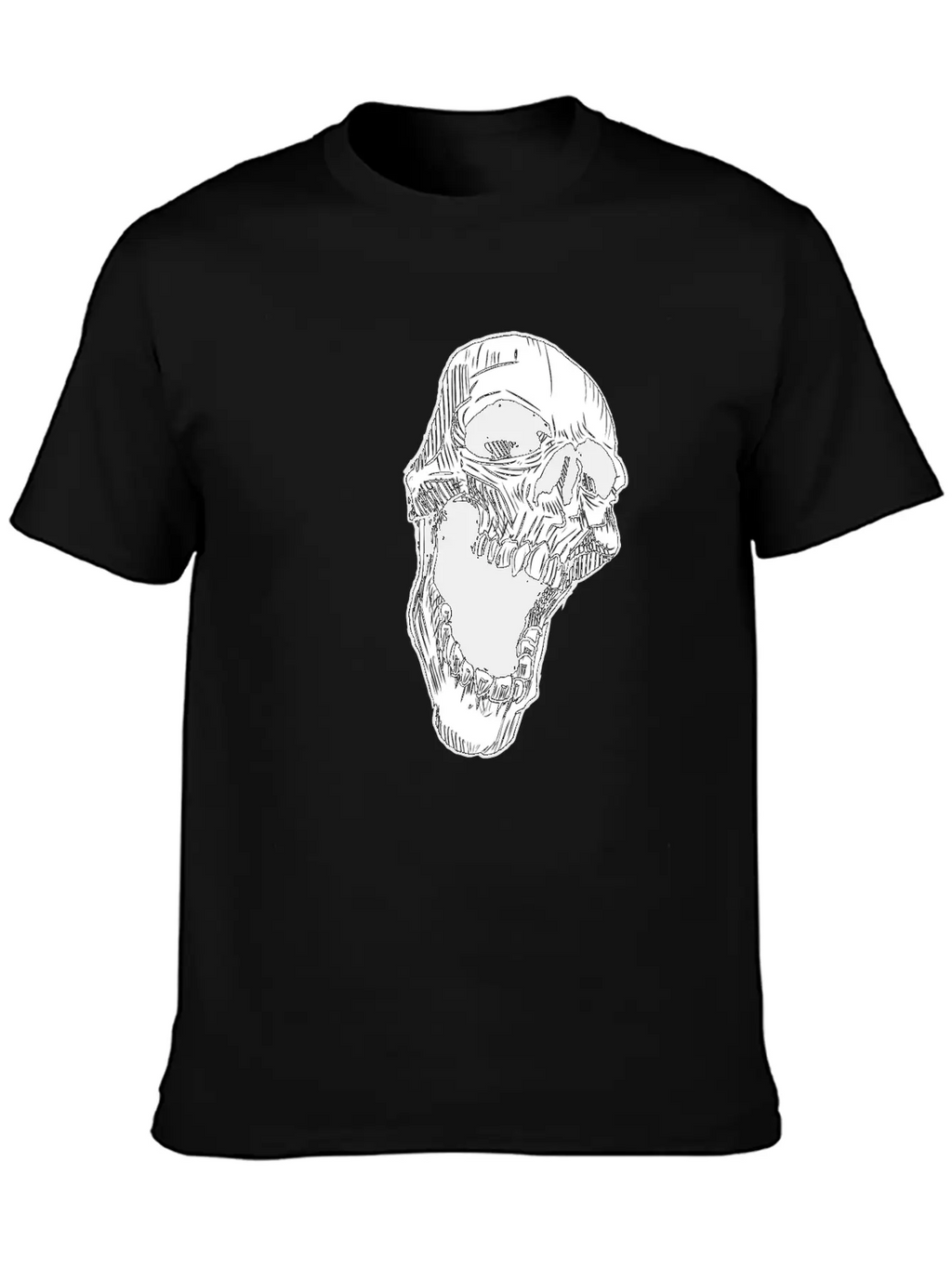 Skull Breathable Soft Cotton T-Shirt – Timeless Casual Look