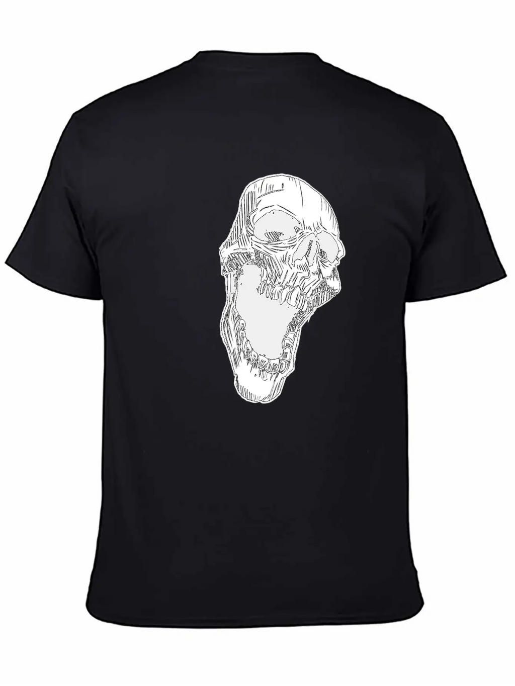 Skull Breathable Soft Cotton T-Shirt – Timeless Casual Look