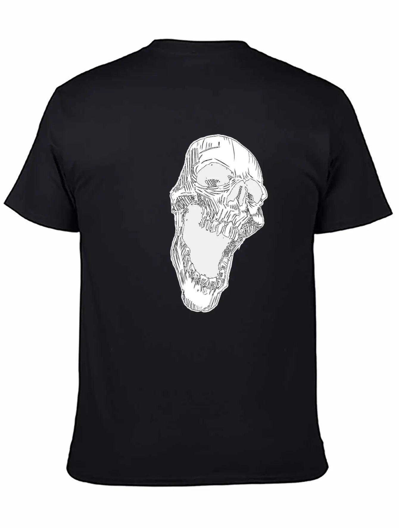 Skull Breathable Soft Cotton T-Shirt – Timeless Casual Look
