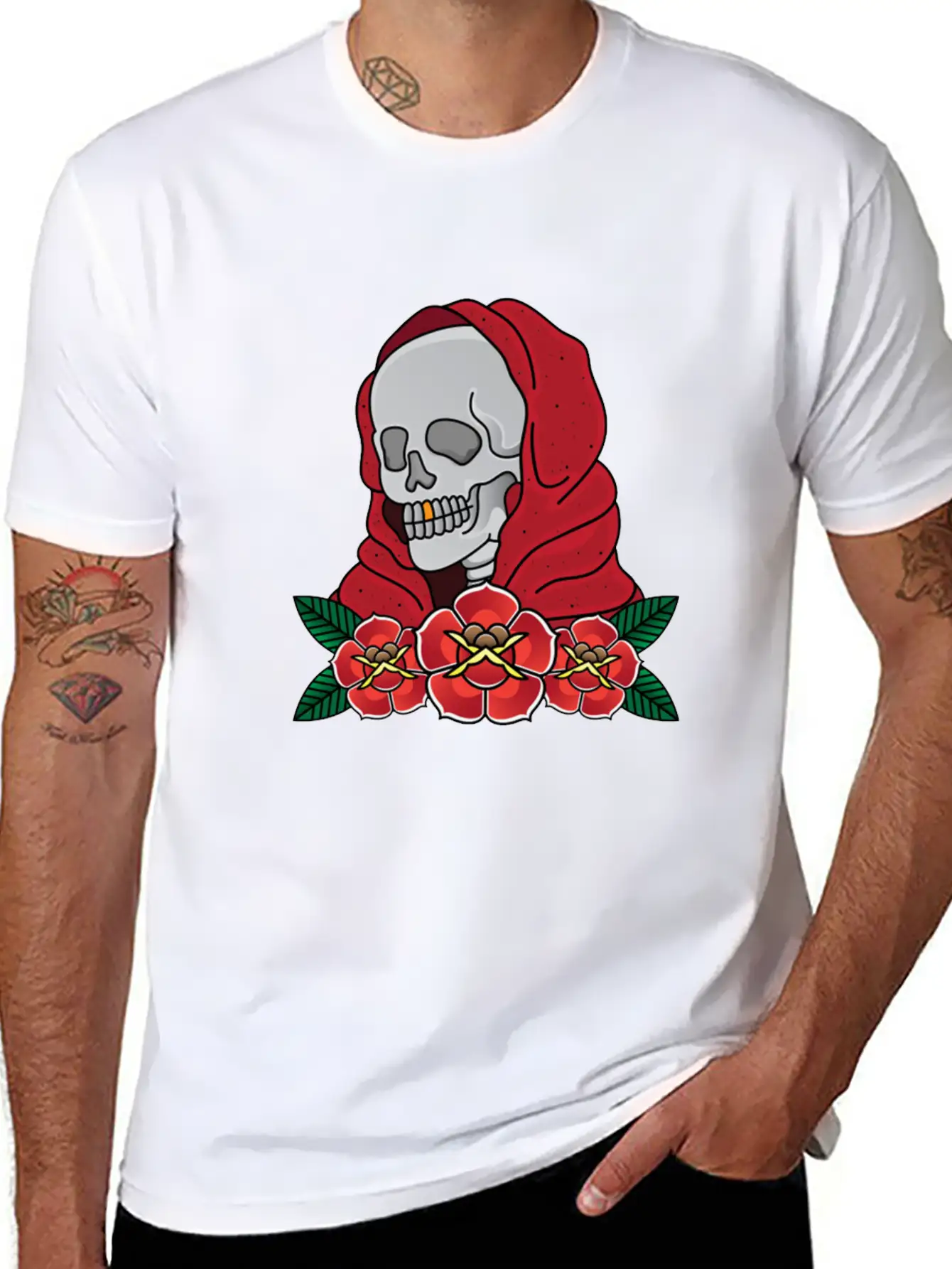 Skull Classic Cotton Tee – Unisex Comfort For Any Season