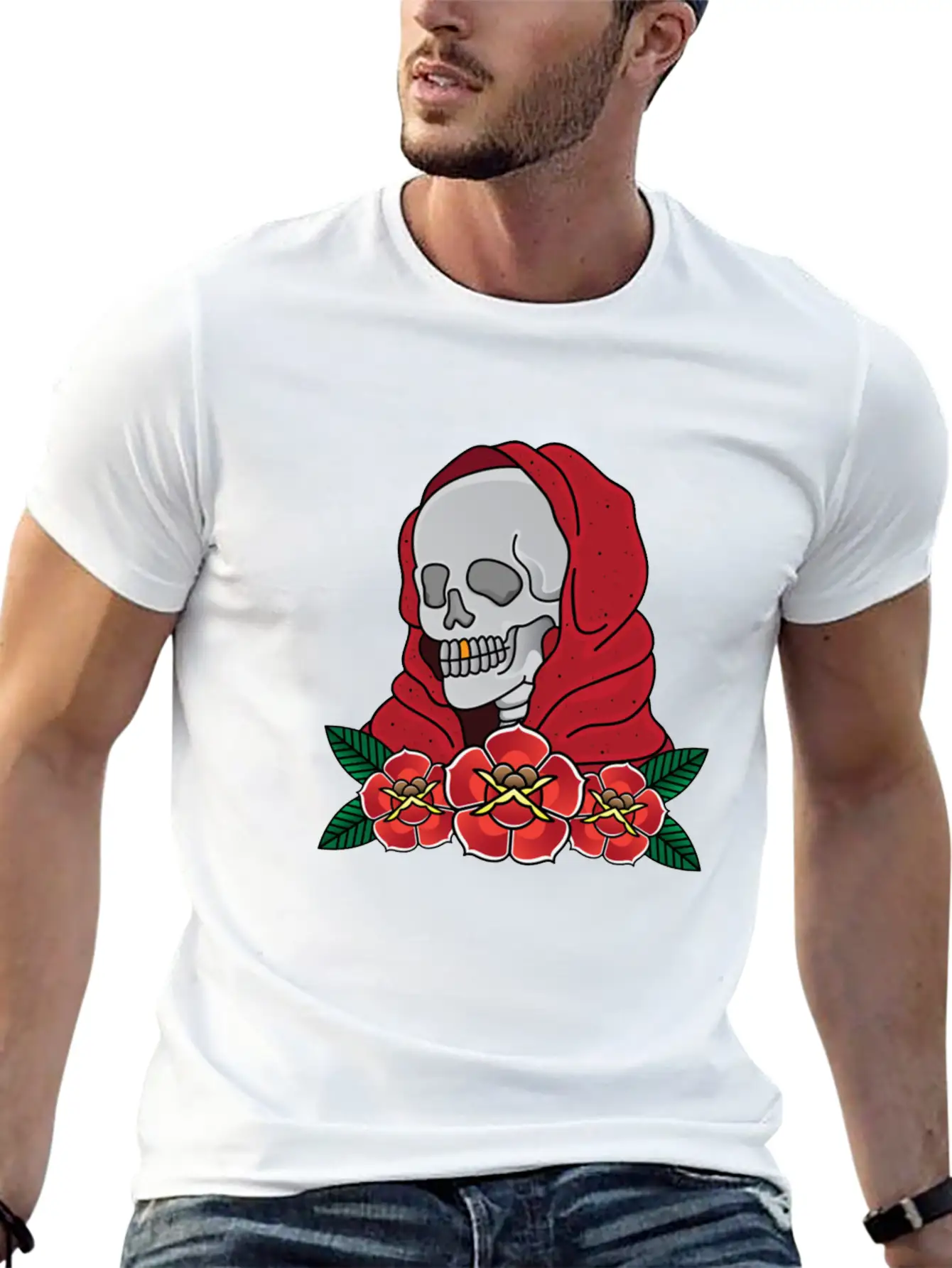 Skull Classic Cotton Tee – Unisex Comfort For Any Season