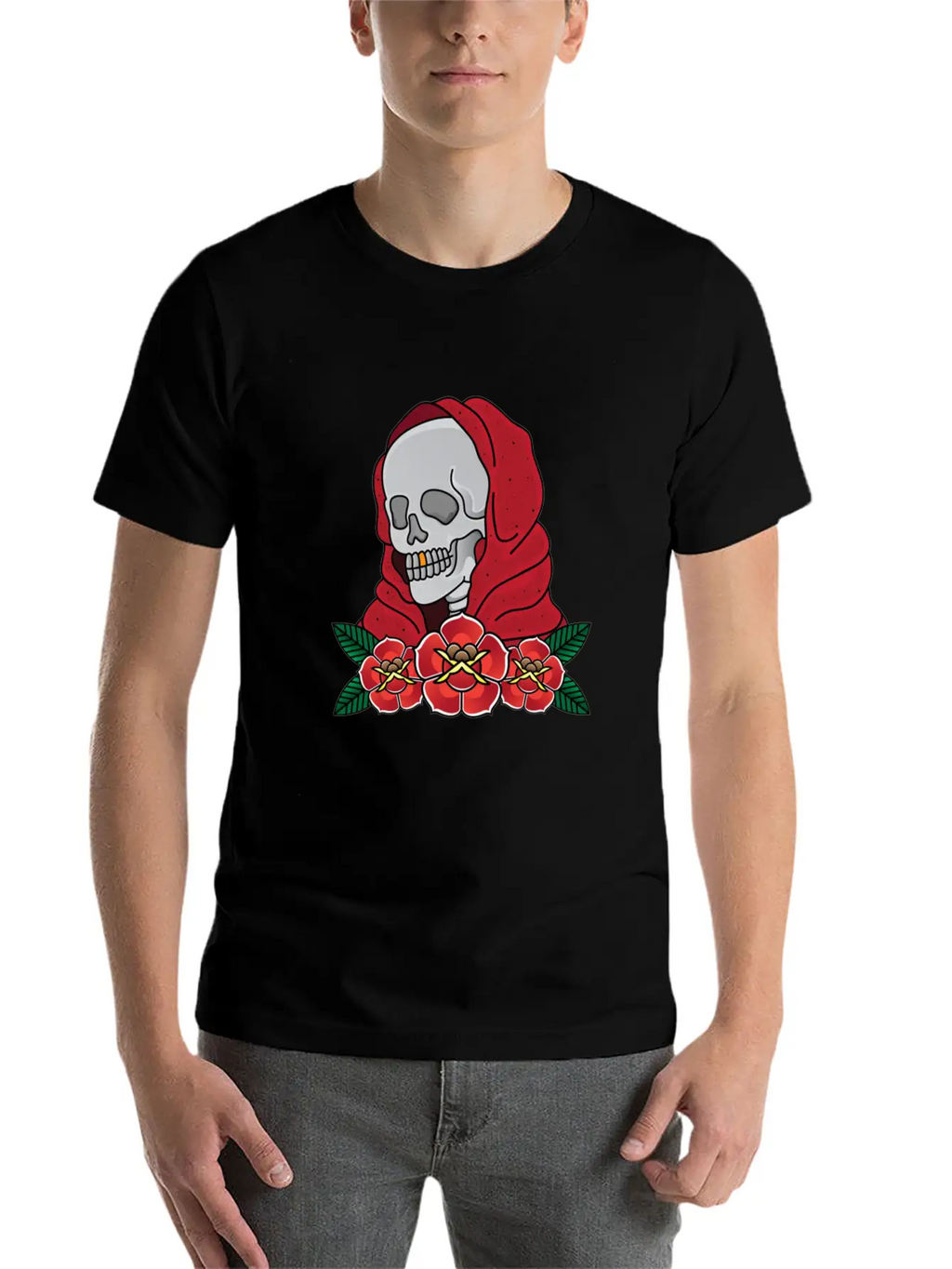 Skull Classic Cotton Tee – Unisex Comfort For Any Season