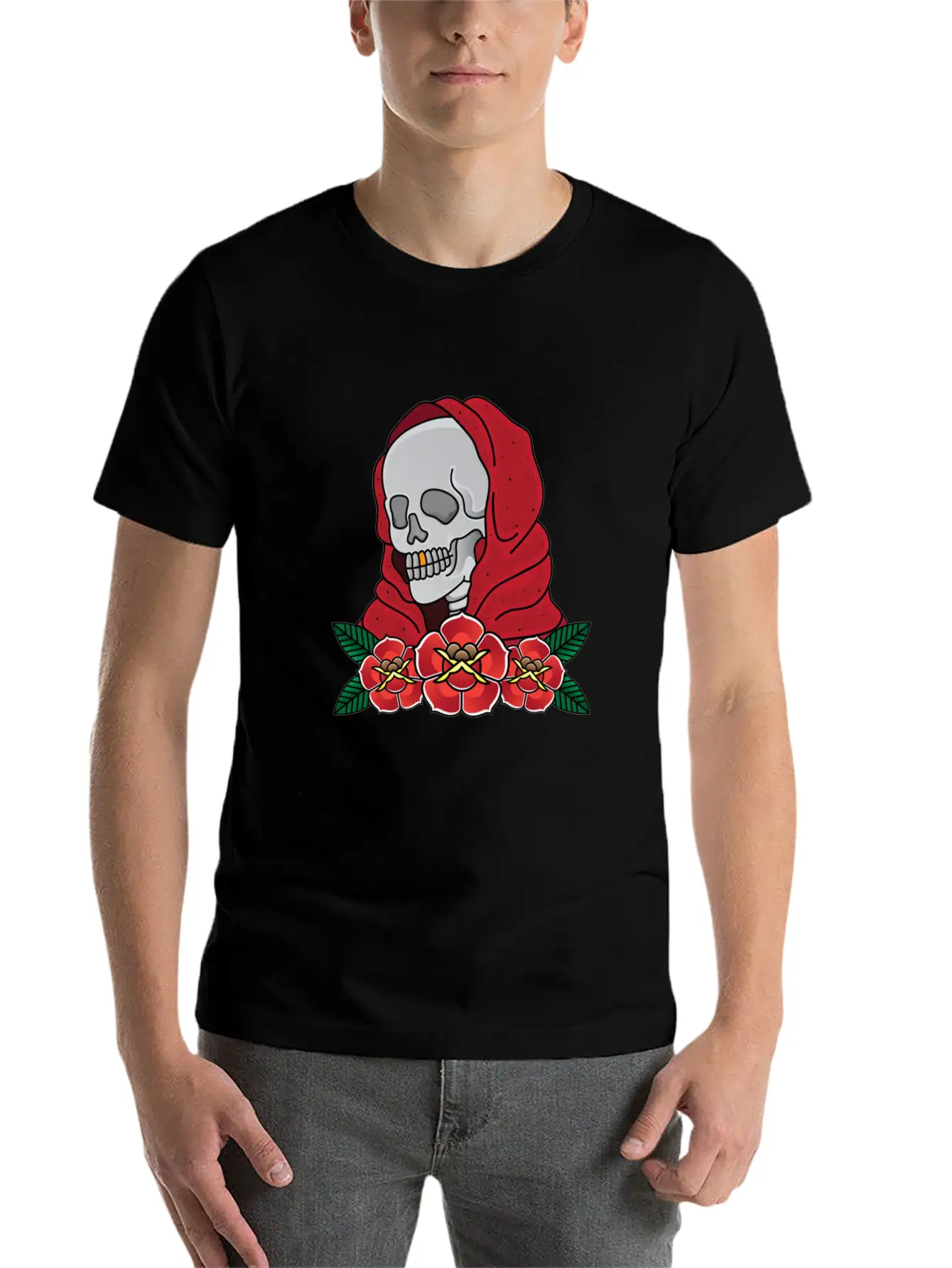 Skull Classic Cotton Tee – Unisex Comfort For Any Season