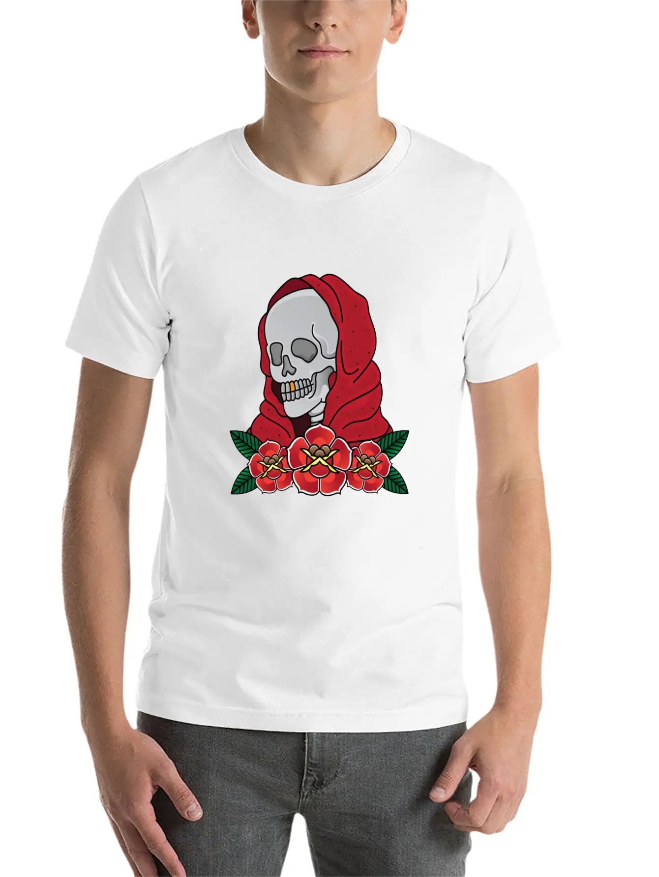 Skull Classic Cotton Tee – Unisex Comfort For Any Season