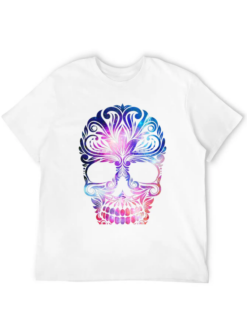 Skull Colorful Basic Graphic T-Shirt – Daily Comfort In Soft Cotton