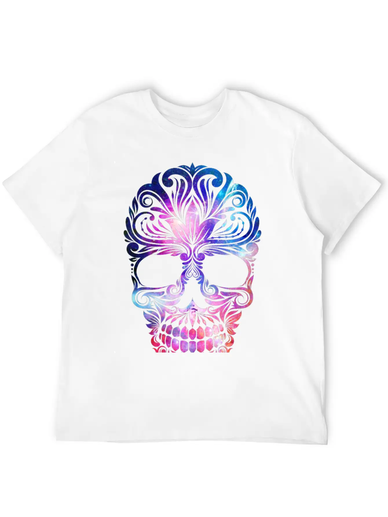 Skull Colorful Basic Graphic T-Shirt – Daily Comfort In Soft Cotton