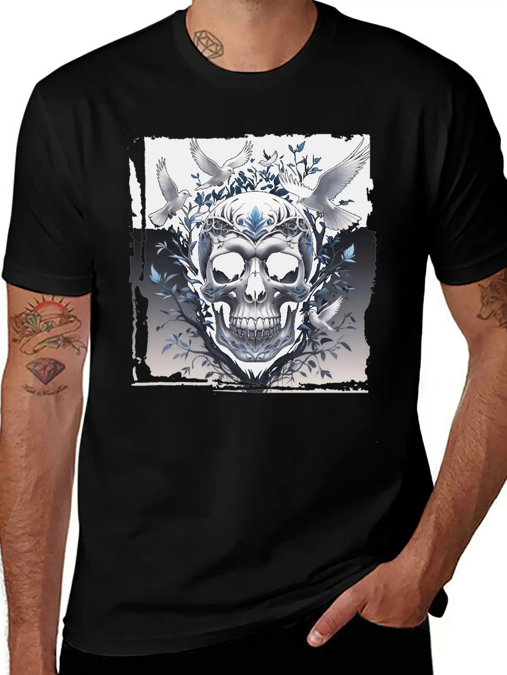 Skull For Women And Men Unisex Casual T-Shirt – Clean Design For Daily Comfort