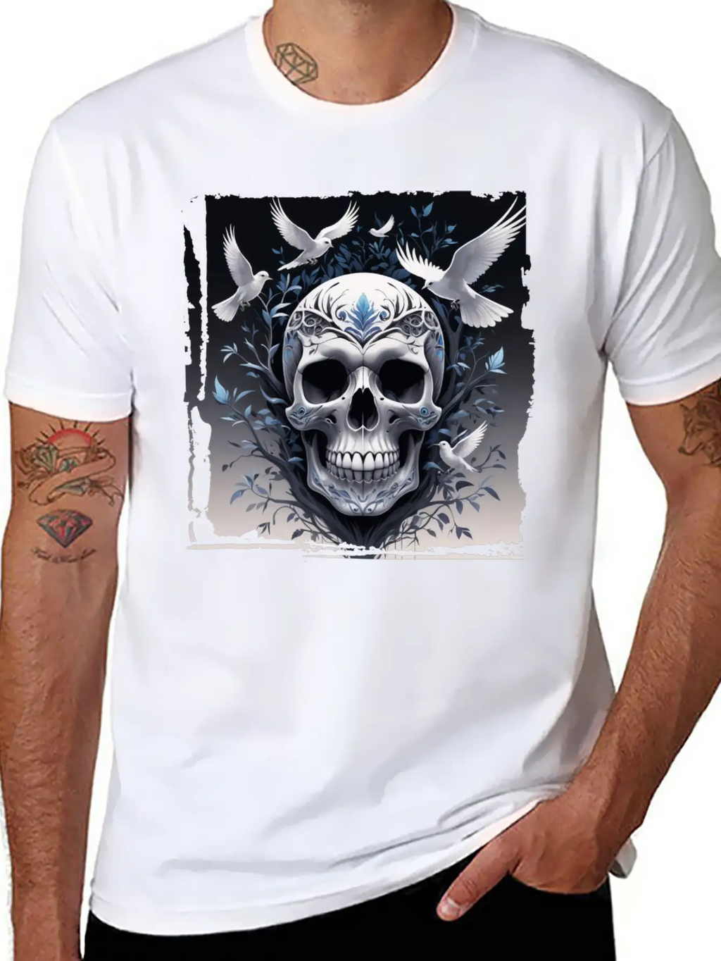 Skull For Women And Men Unisex Casual T-Shirt – Clean Design For Daily Comfort