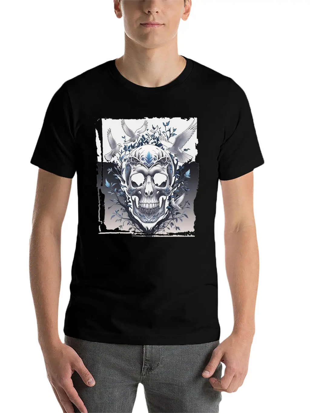 Skull For Women And Men Unisex Casual T-Shirt – Clean Design For Daily Comfort