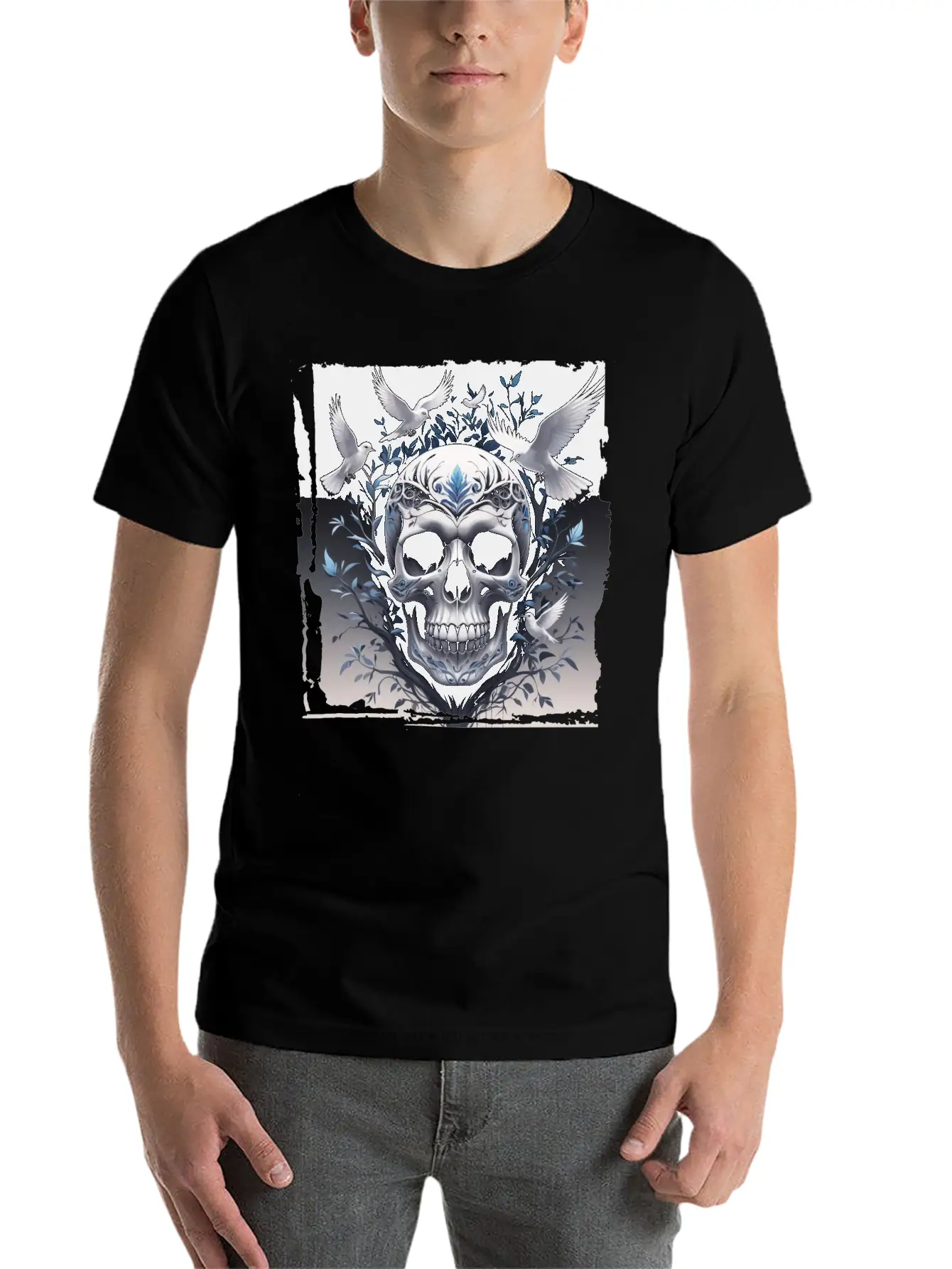 Skull For Women And Men Unisex Casual T-Shirt – Clean Design For Daily Comfort