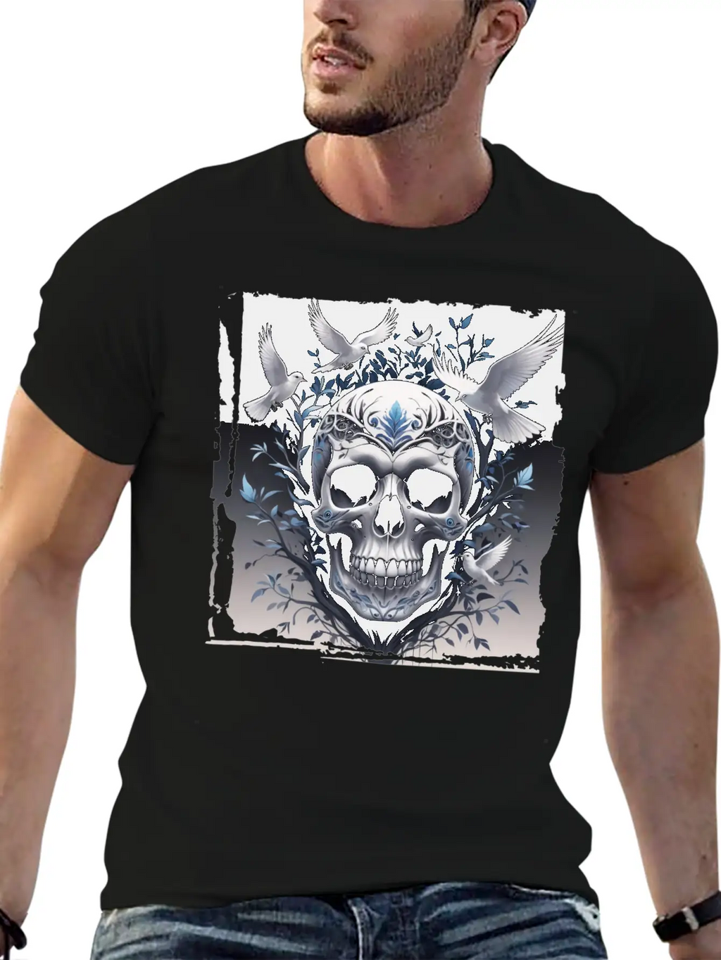 Skull For Women And Men Unisex Casual T-Shirt – Clean Design For Daily Comfort