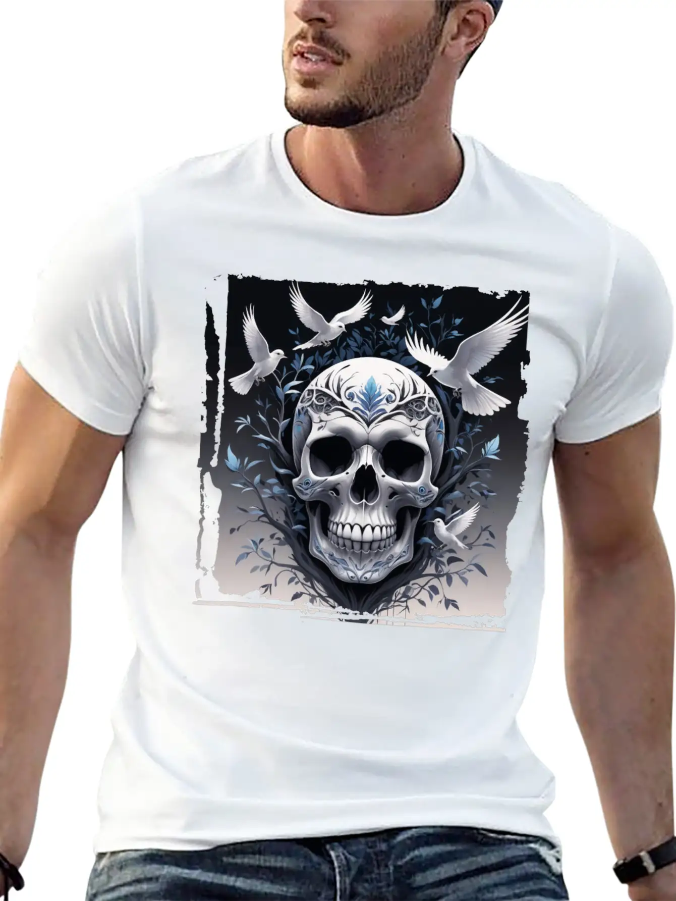 Skull For Women And Men Unisex Casual T-Shirt – Clean Design For Daily Comfort