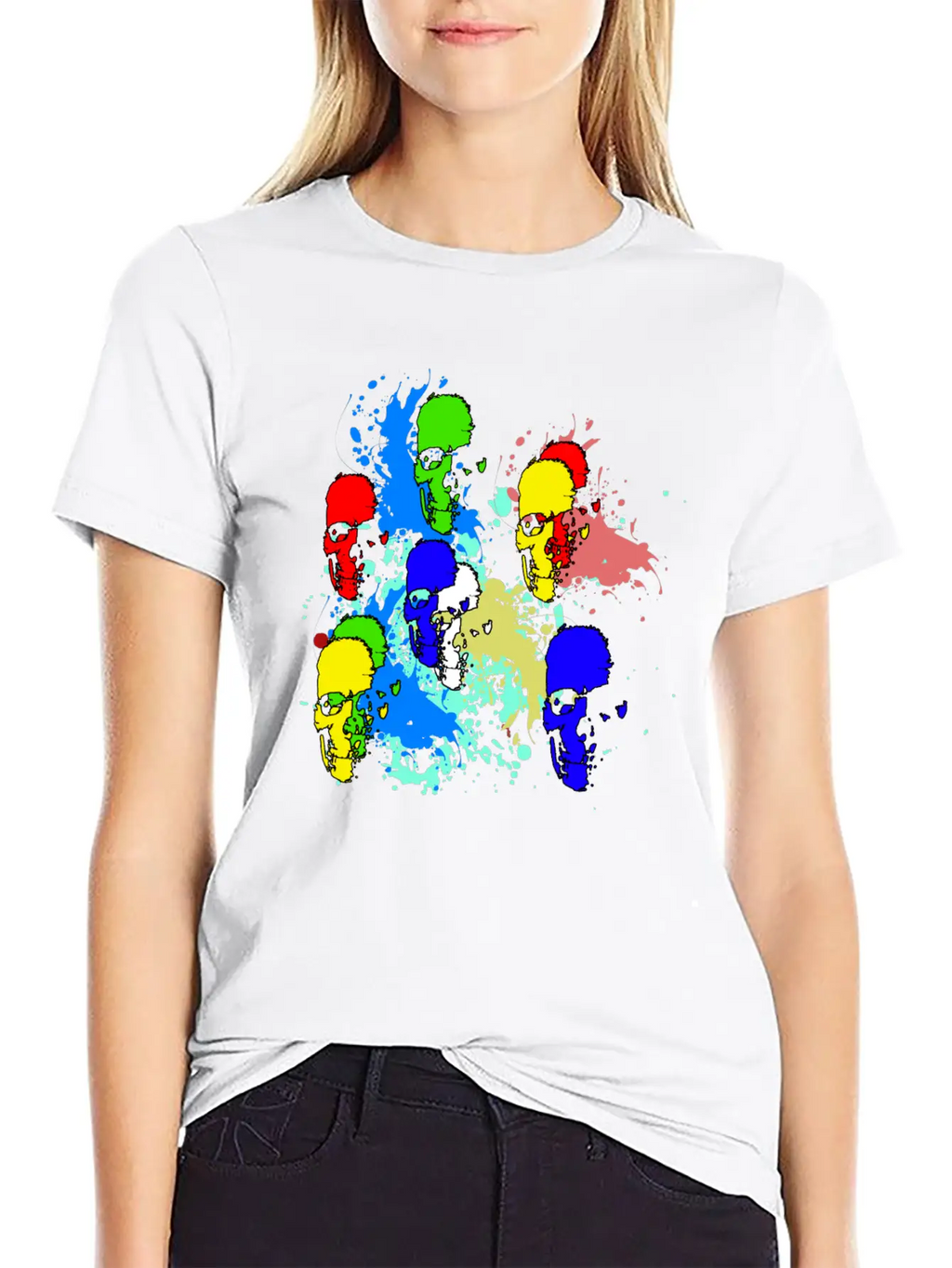 Skull Ink Basic Graphic T-Shirt – Daily Comfort In Soft Cotton