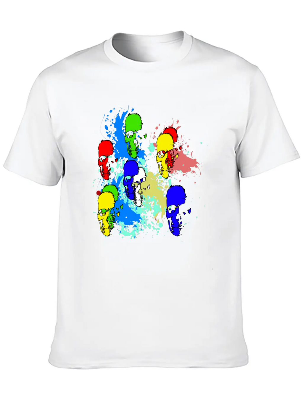 Skull Ink Basic Graphic T-Shirt – Daily Comfort In Soft Cotton
