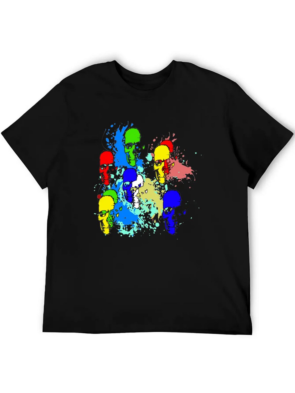 Skull Ink Basic Graphic T-Shirt – Daily Comfort In Soft Cotton