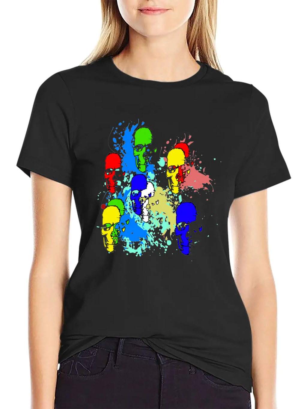 Skull Ink Basic Graphic T-Shirt – Daily Comfort In Soft Cotton