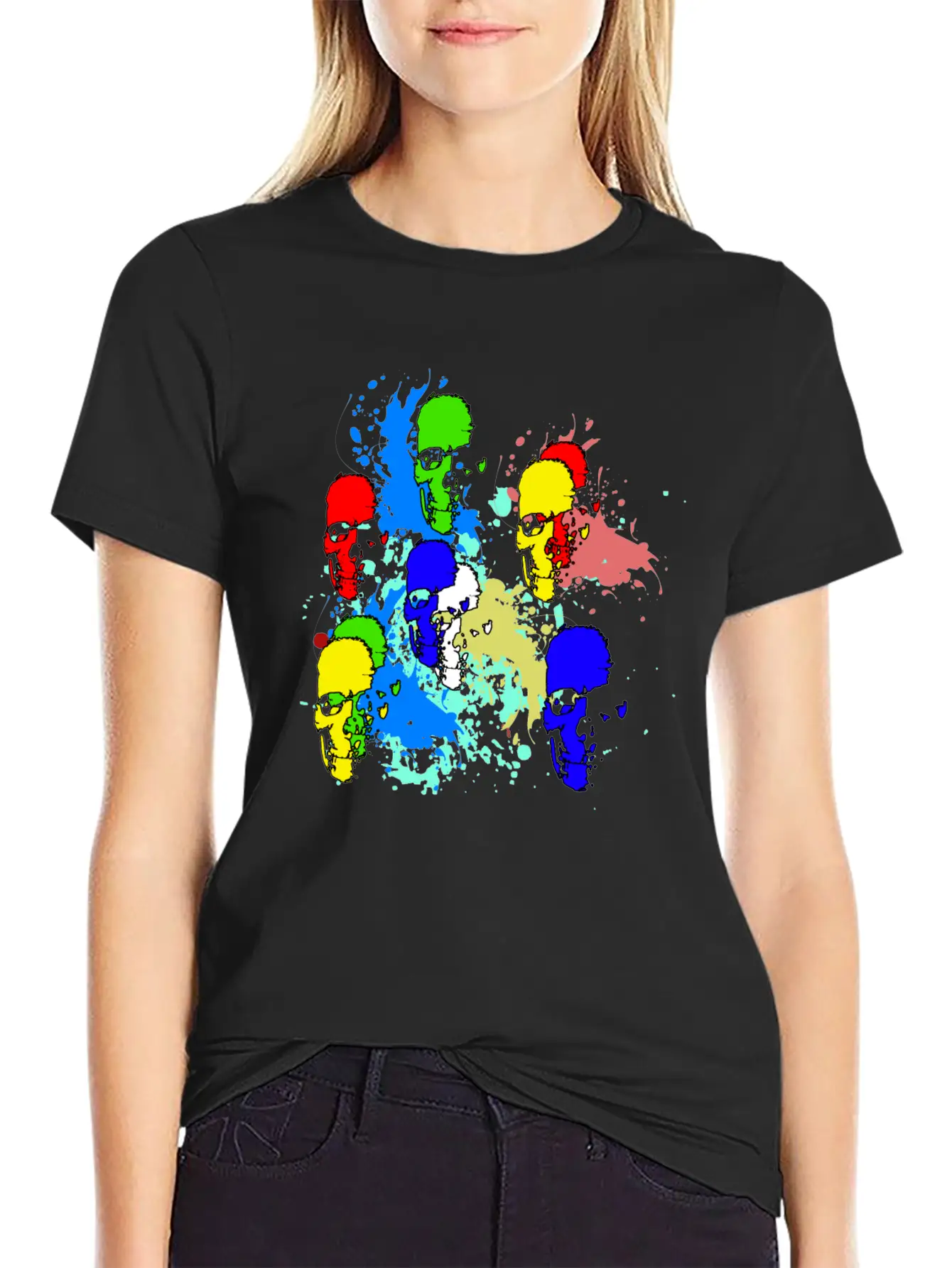 Skull Ink Basic Graphic T-Shirt – Daily Comfort In Soft Cotton