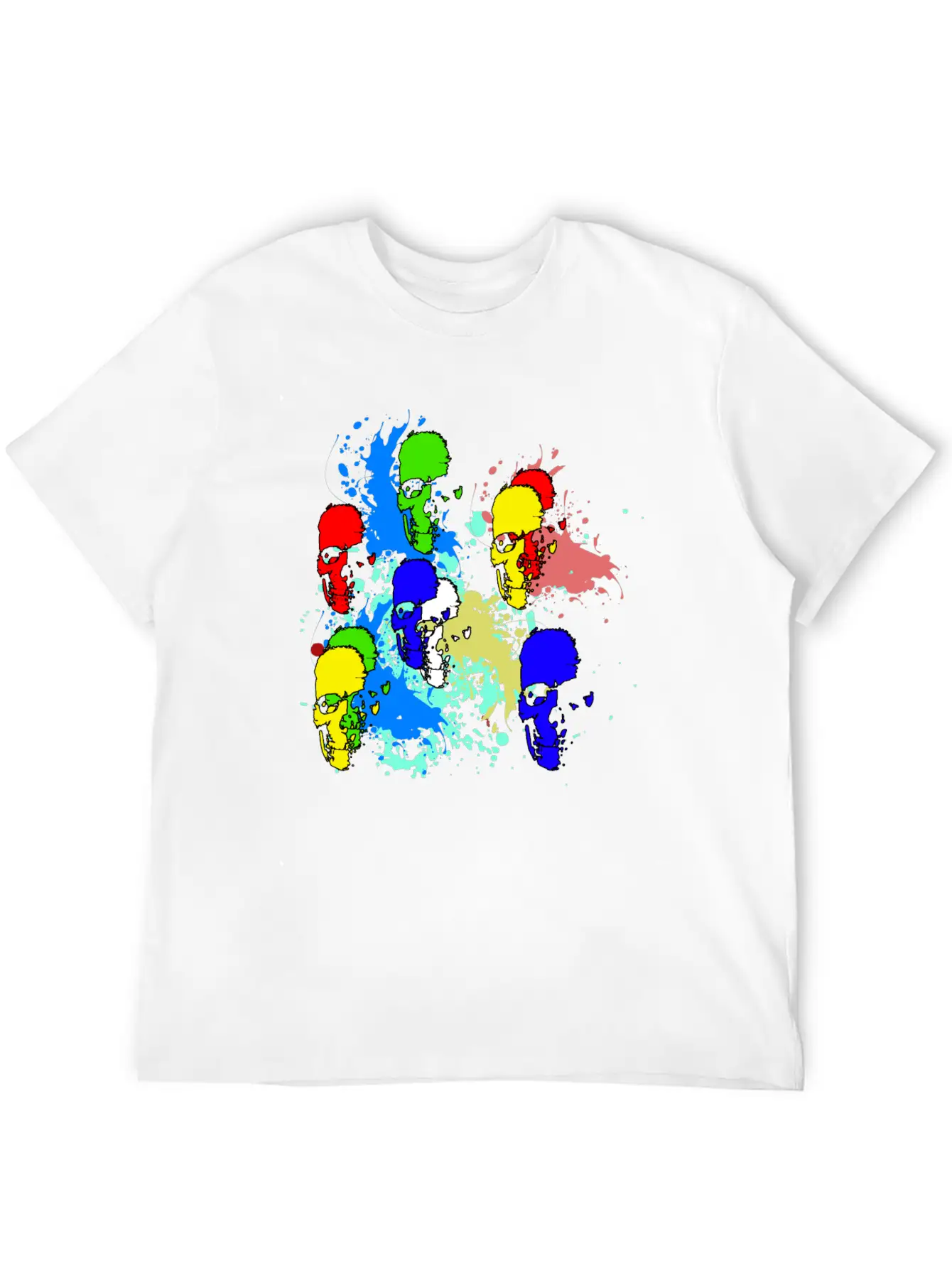 Skull Ink Basic Graphic T-Shirt – Daily Comfort In Soft Cotton