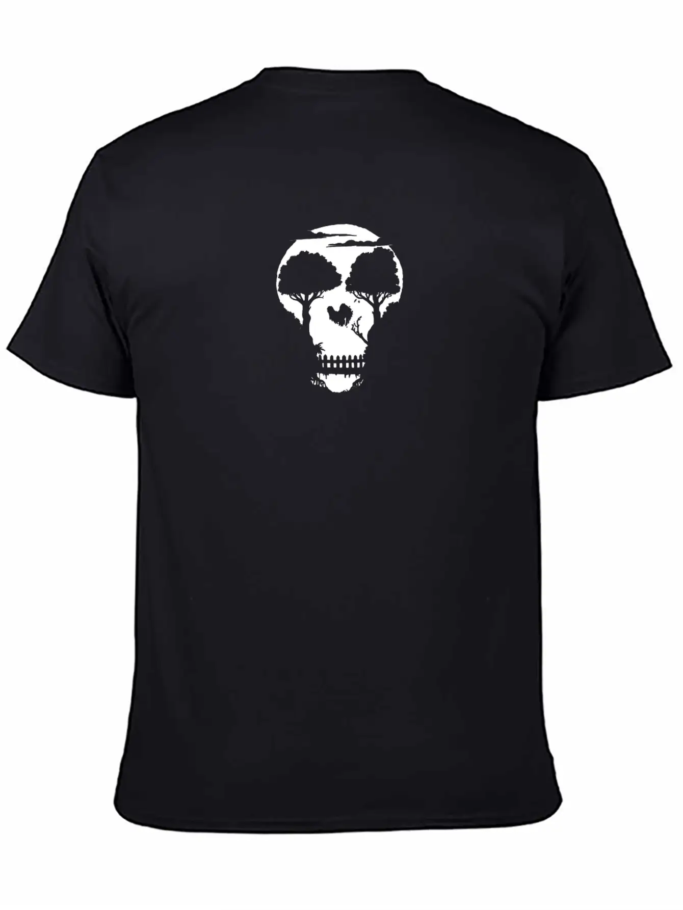SKULL JUNGLE NIGHT HUMOUR LOGO Classic Cotton Tee – Unisex Comfort For Any Season
